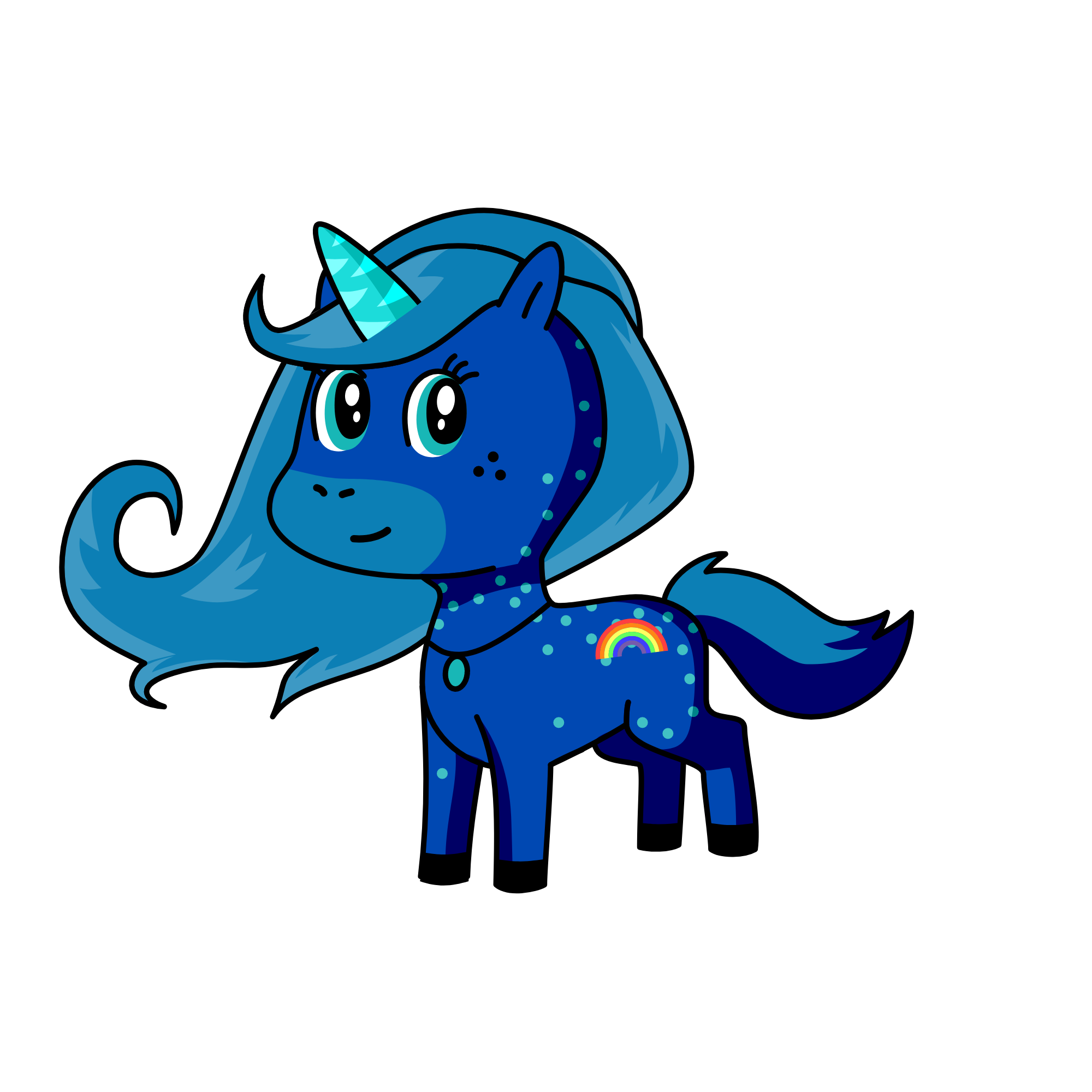 Princess Luna, the unicorn