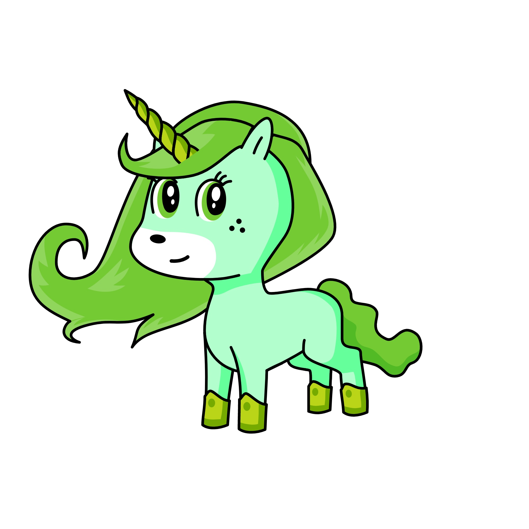 gusty spring, the unicorn