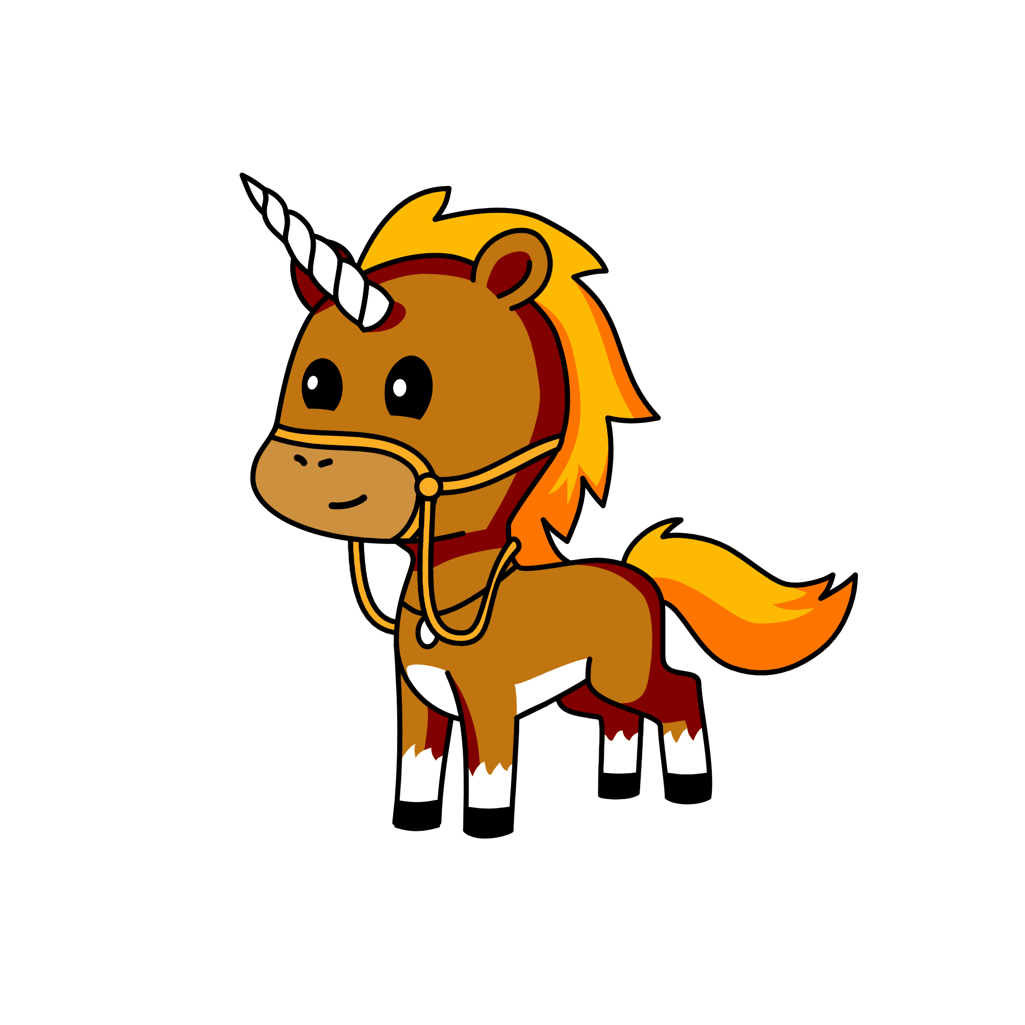 browny, the unicorn