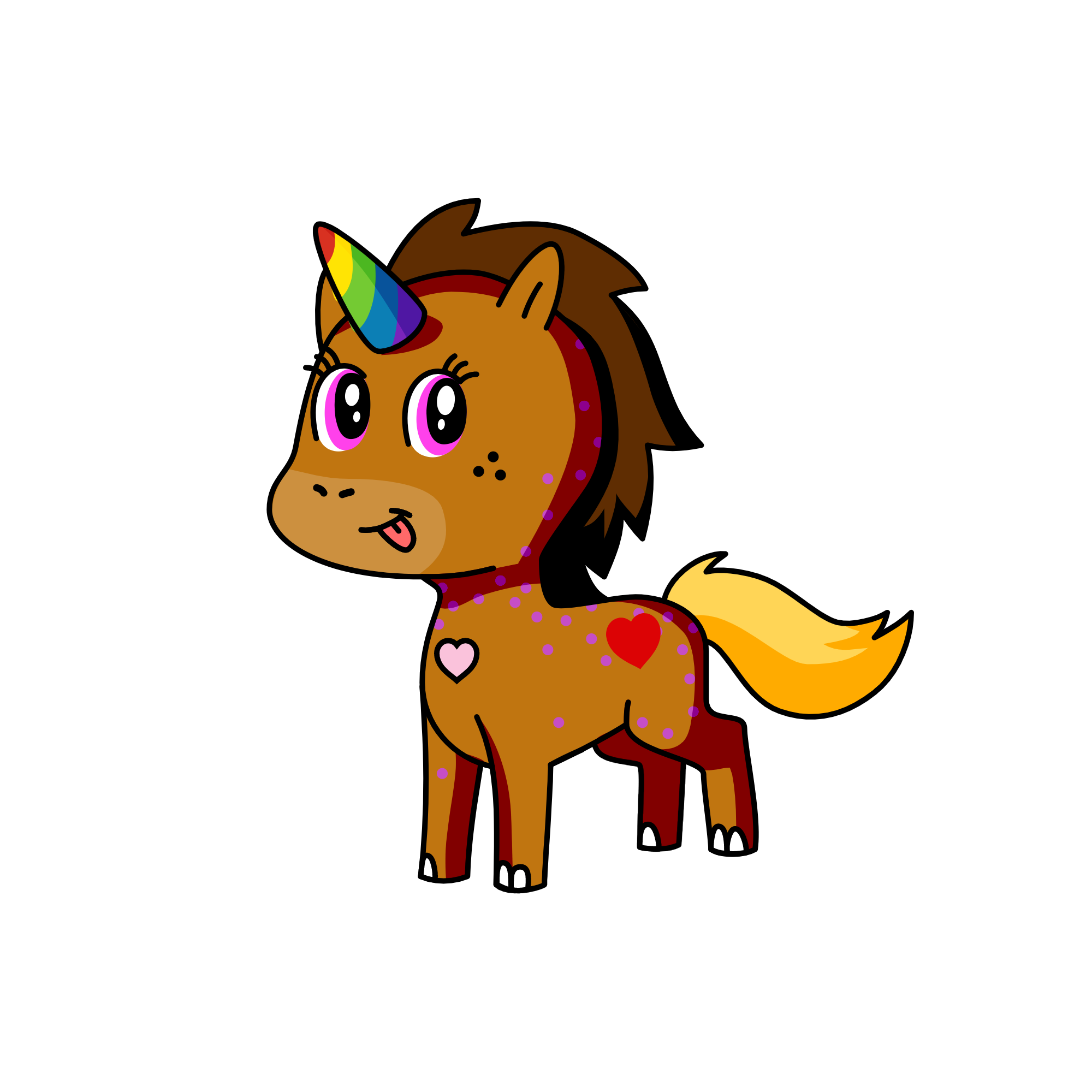 Ba na na na, the unicorn