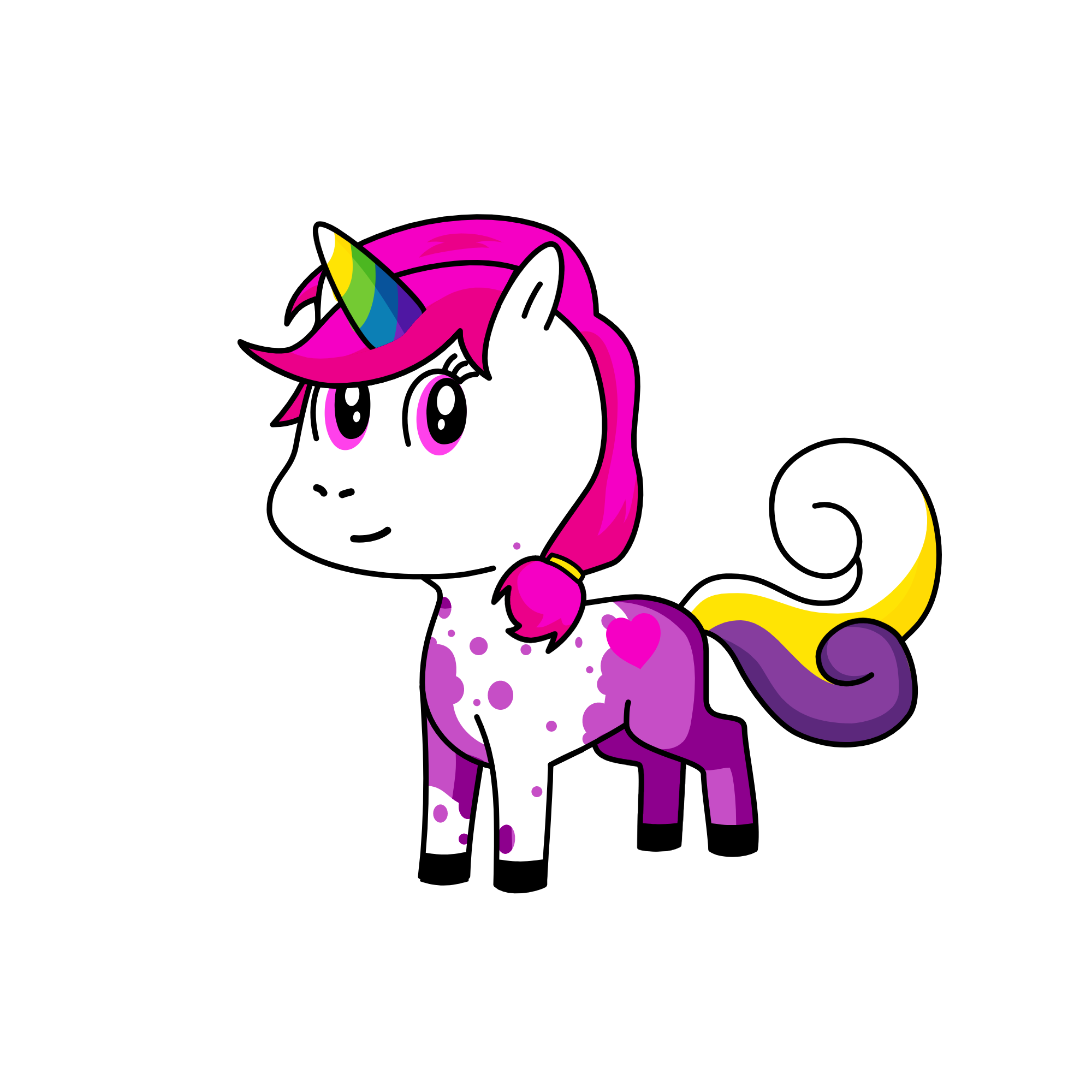 peach, the unicorn