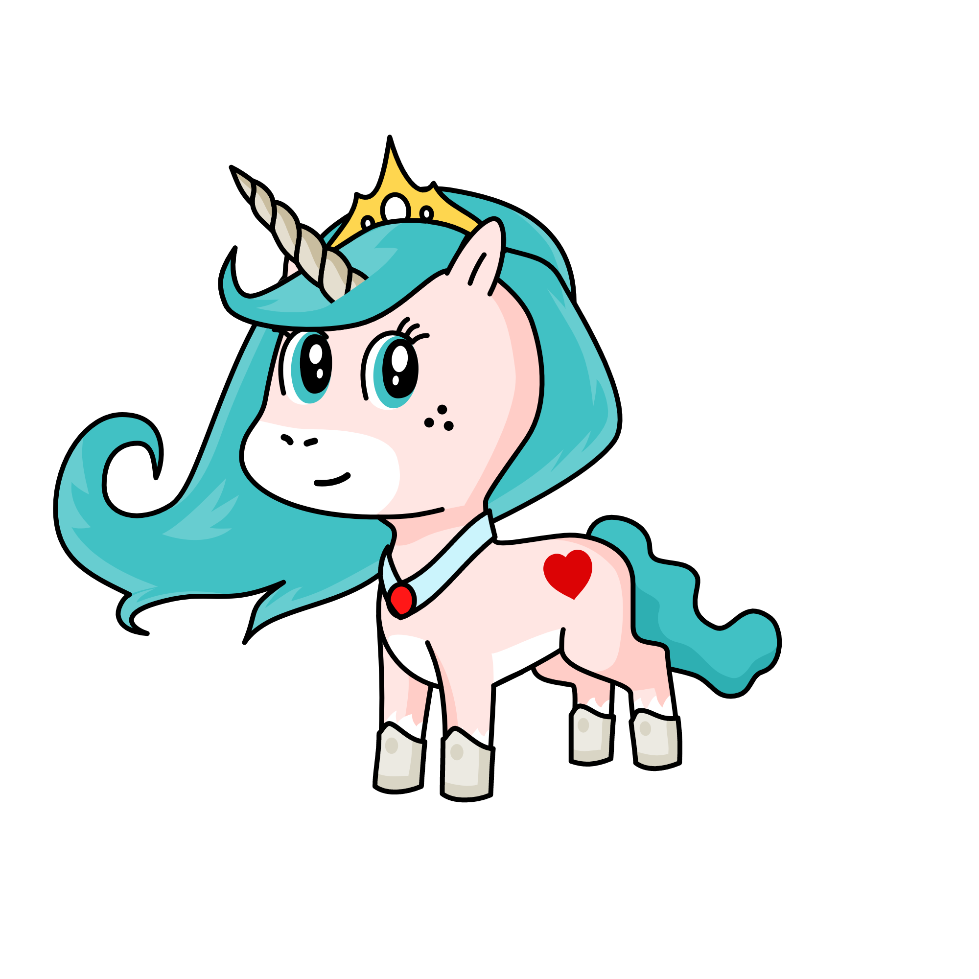 Princess Rina, the unicorn