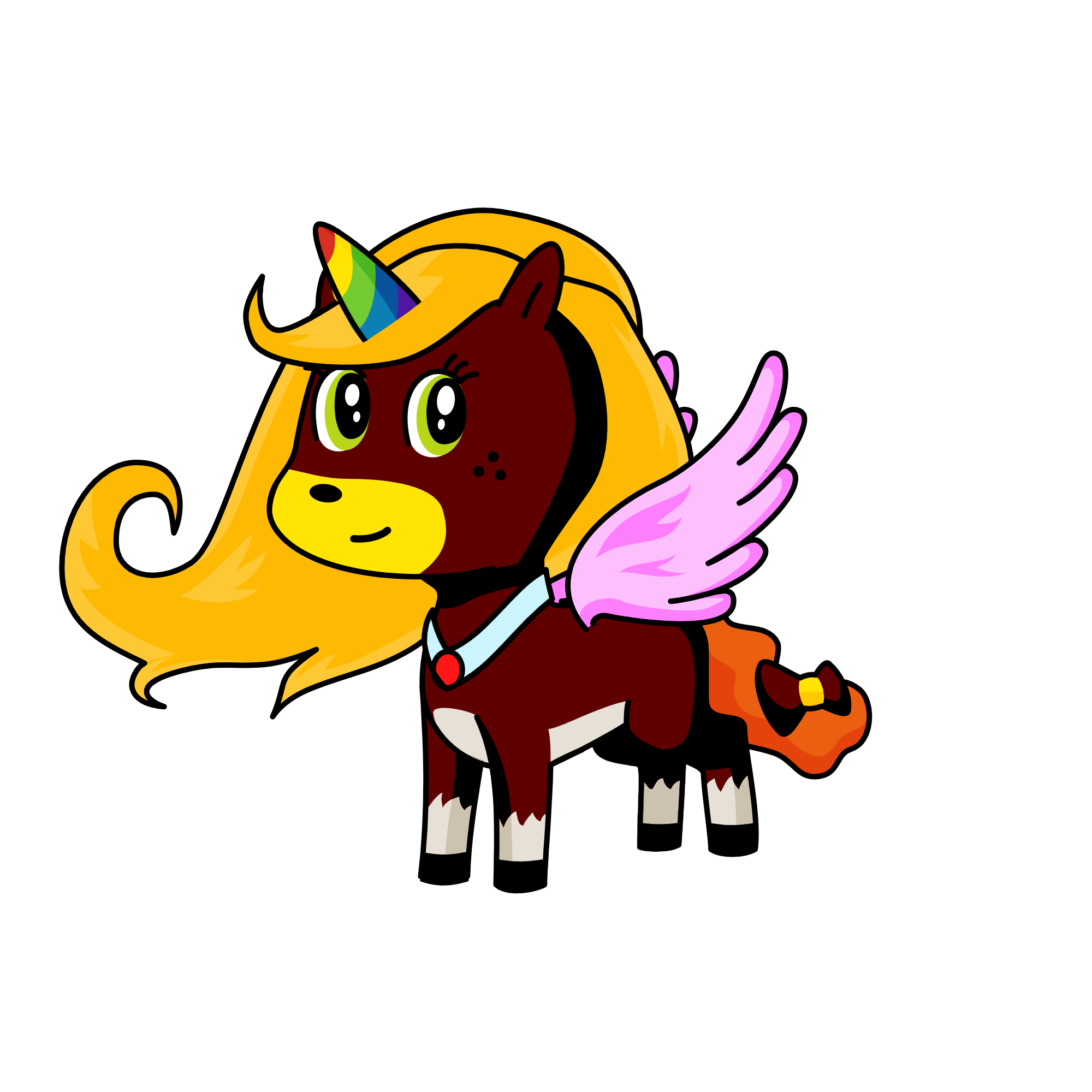 MOON, the unicorn