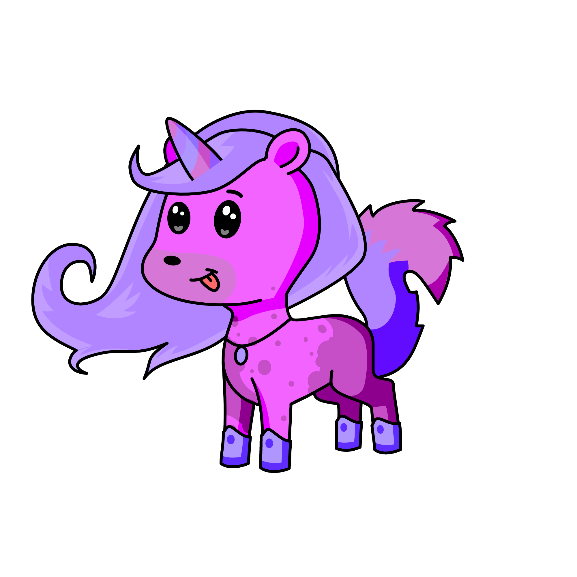 Candy, the unicorn