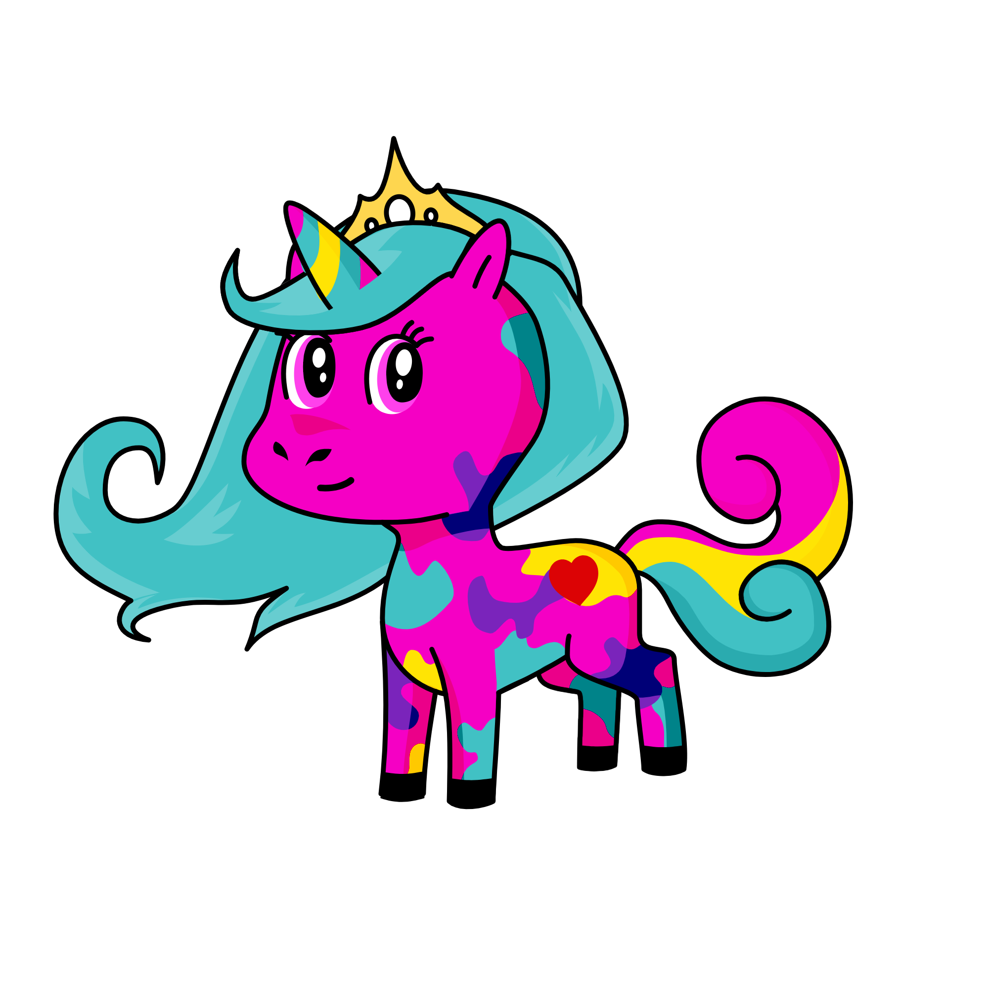 me as a unicorn, the unicorn