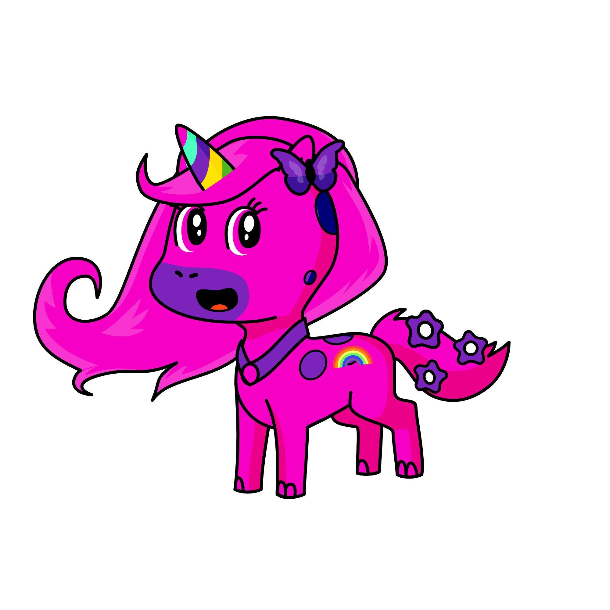 pinky, the unicorn