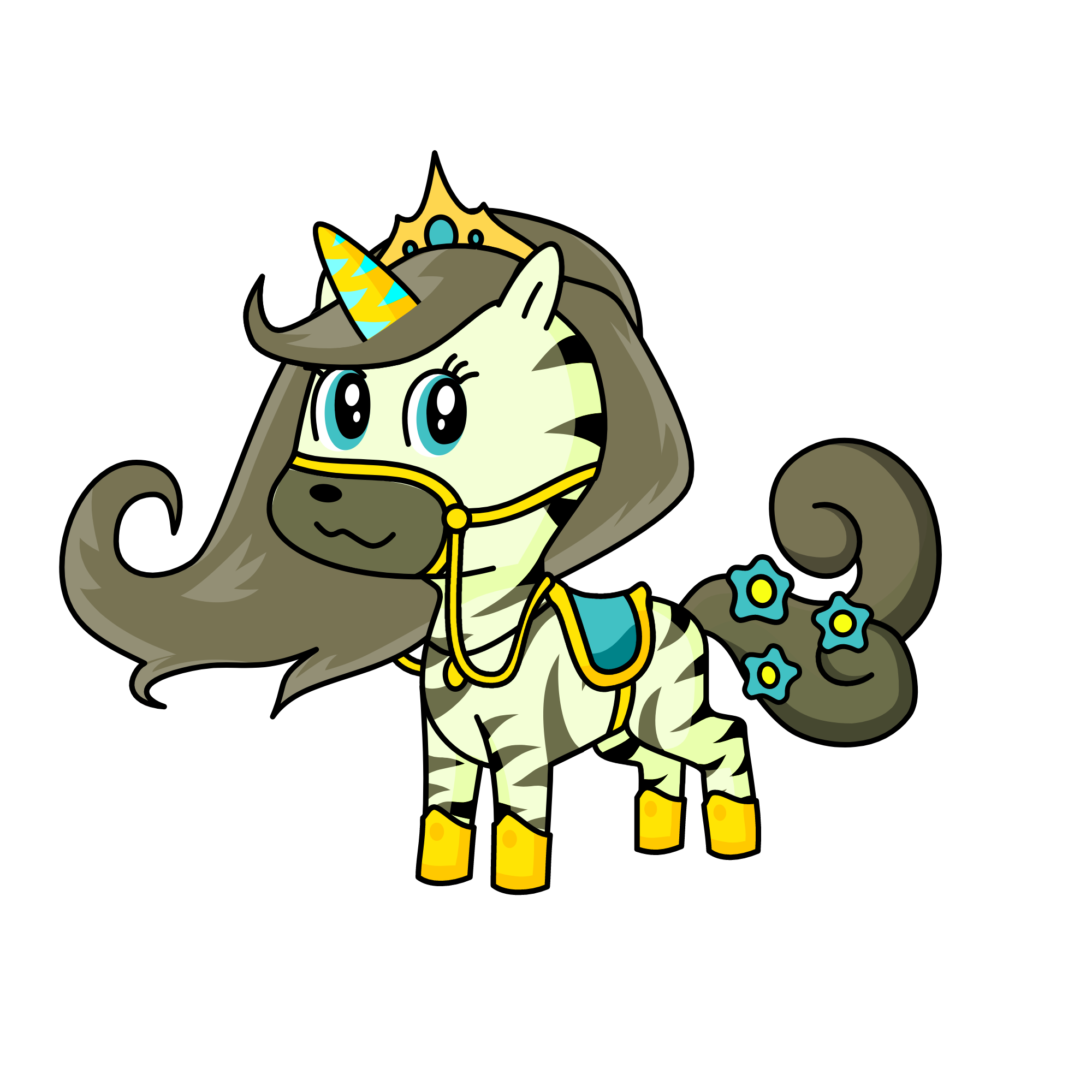 Princess Grey, the unicorn