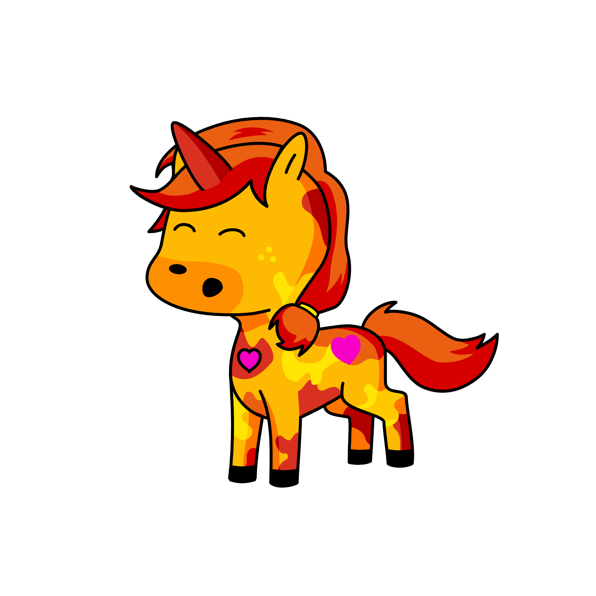 Ocapella, the unicorn