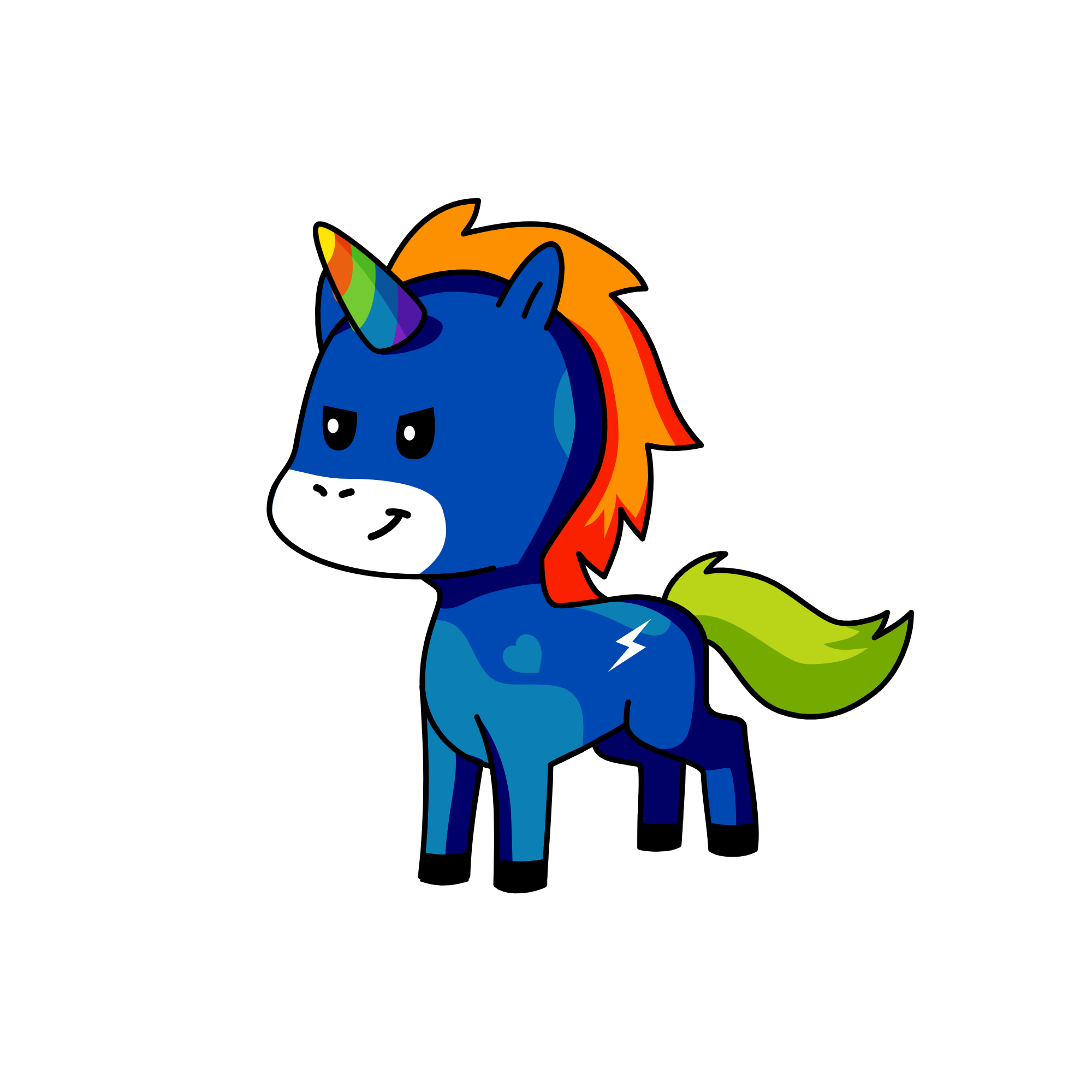 Dash, the unicorn