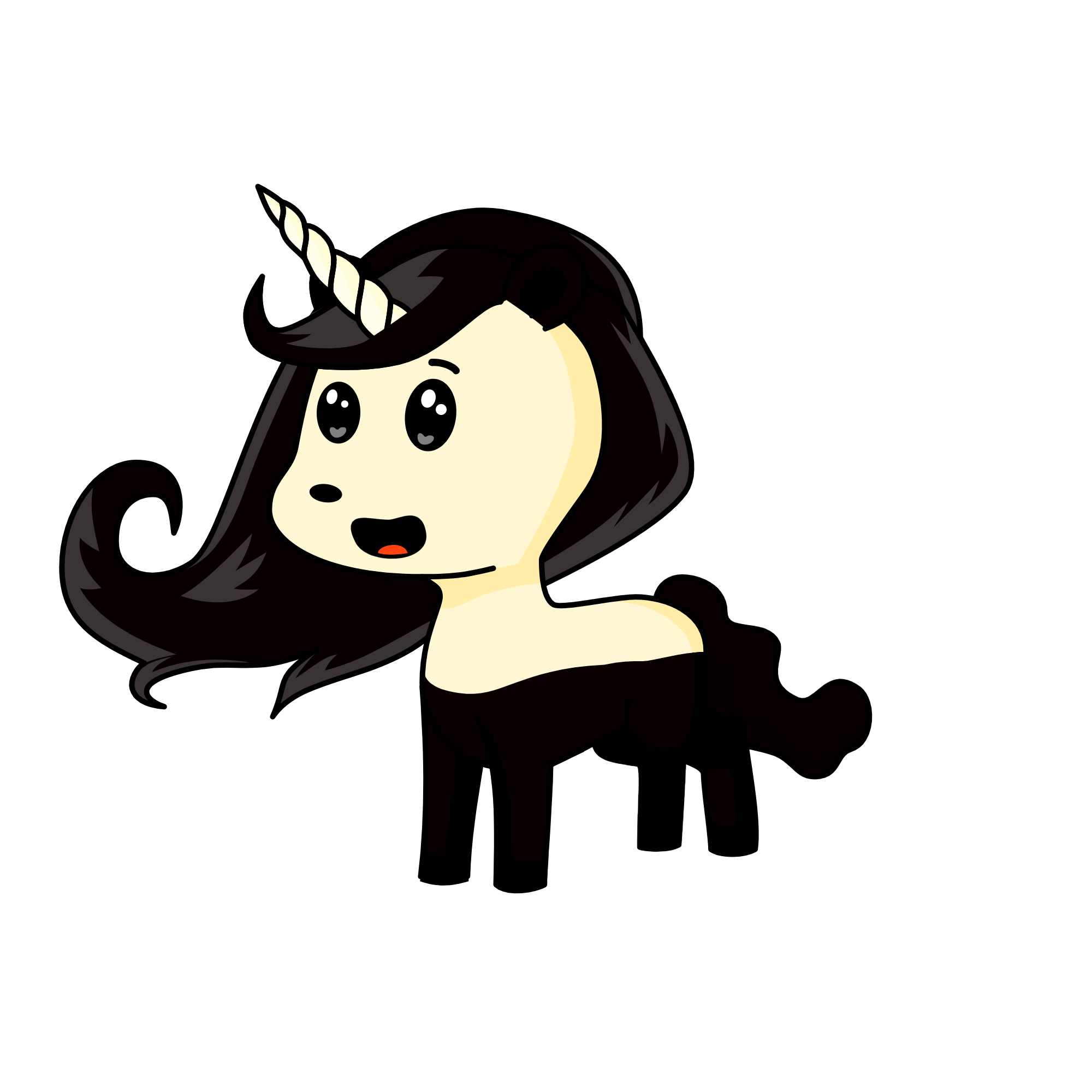 Please enter a name..., the unicorn