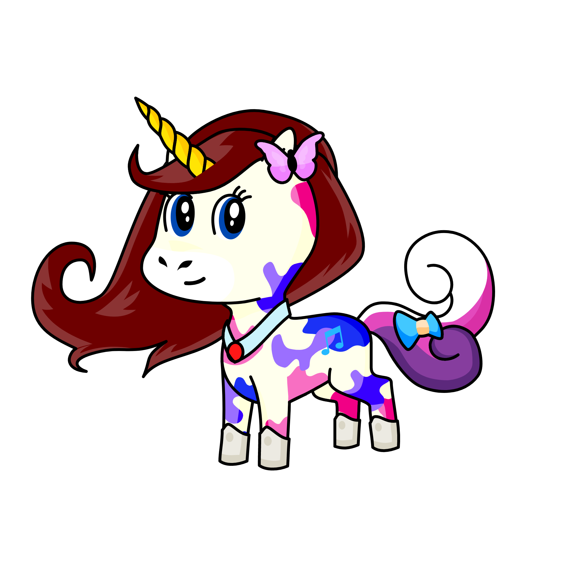 Emerald, the unicorn