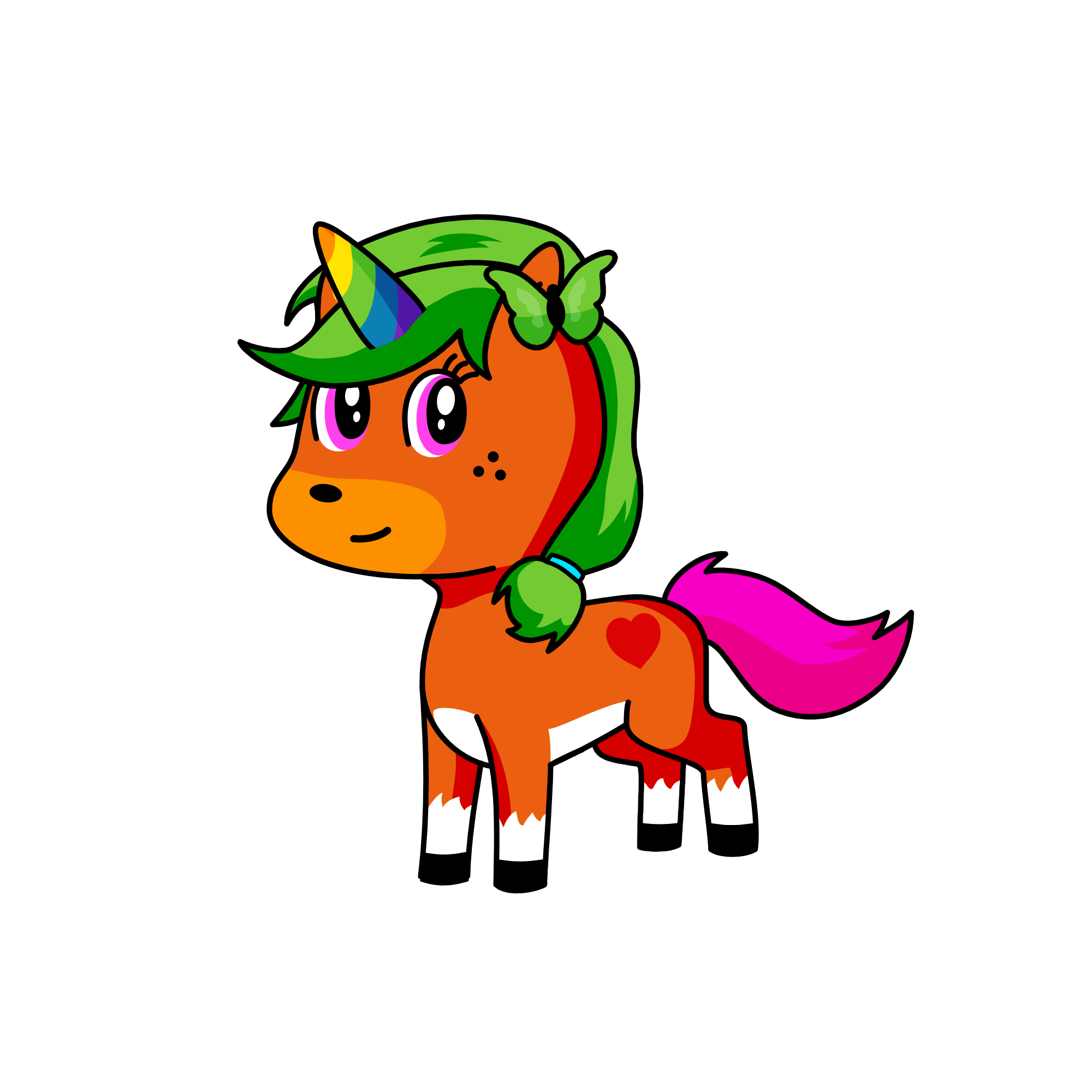 Doodle, the unicorn