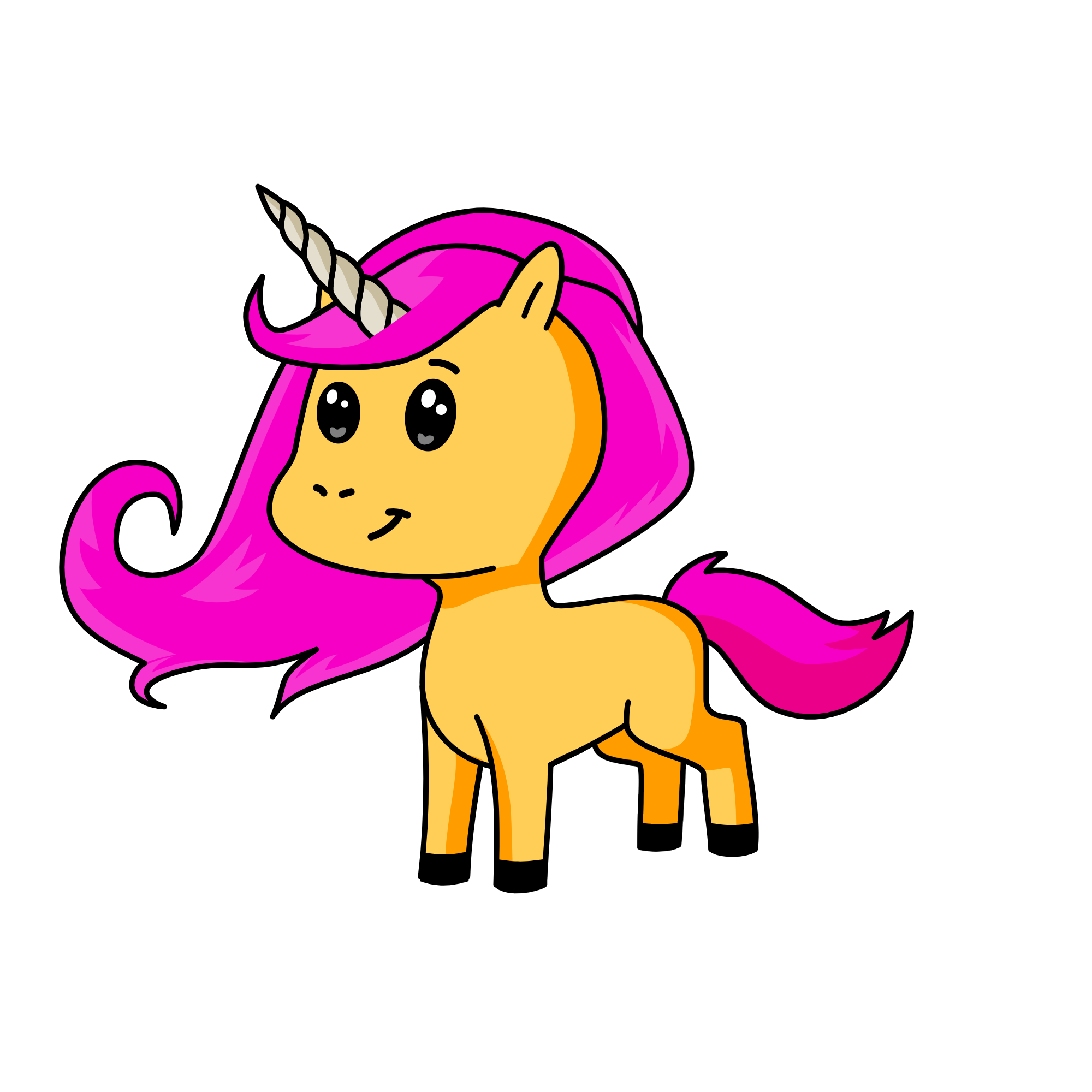 Honey, the unicorn