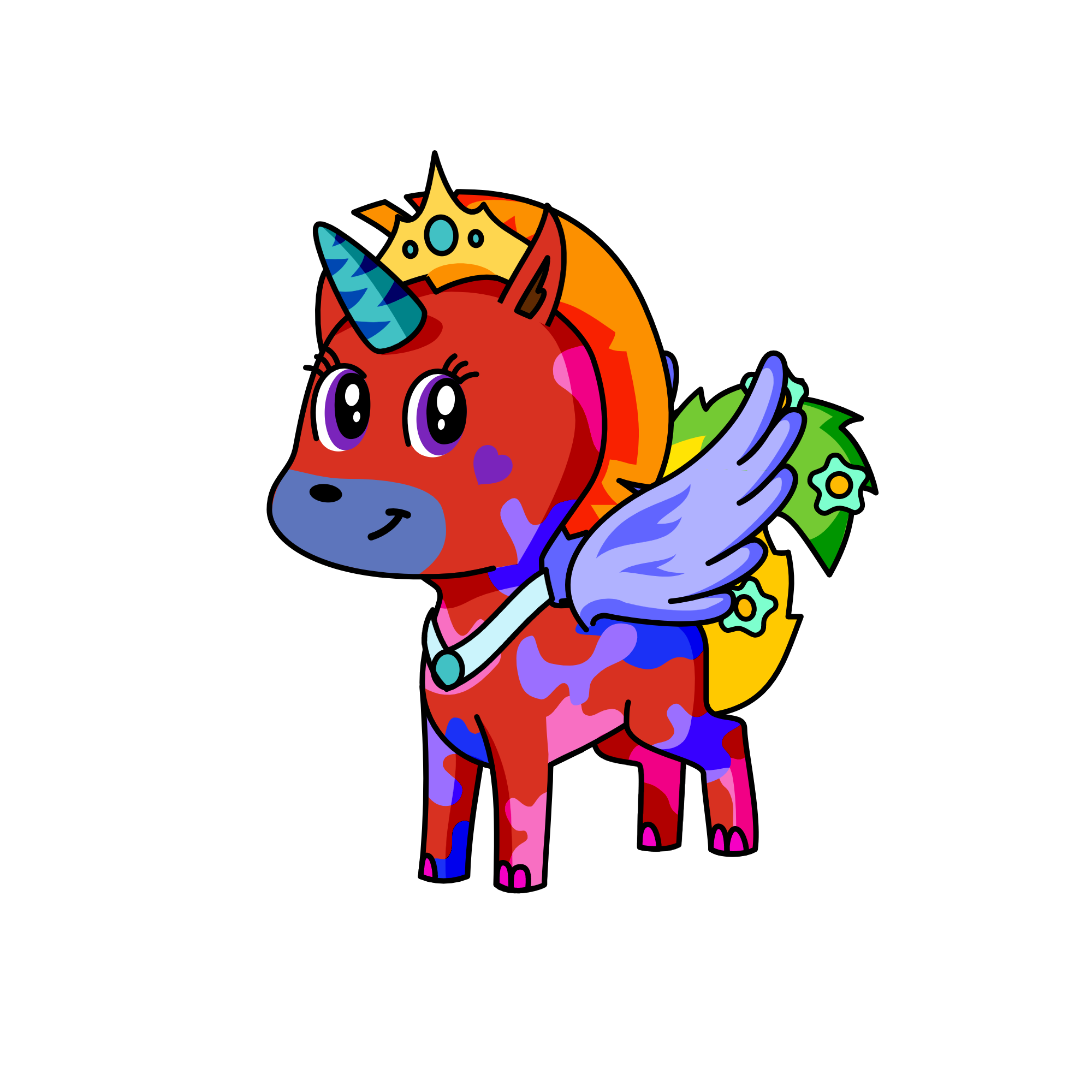 RainbowHoof, the unicorn