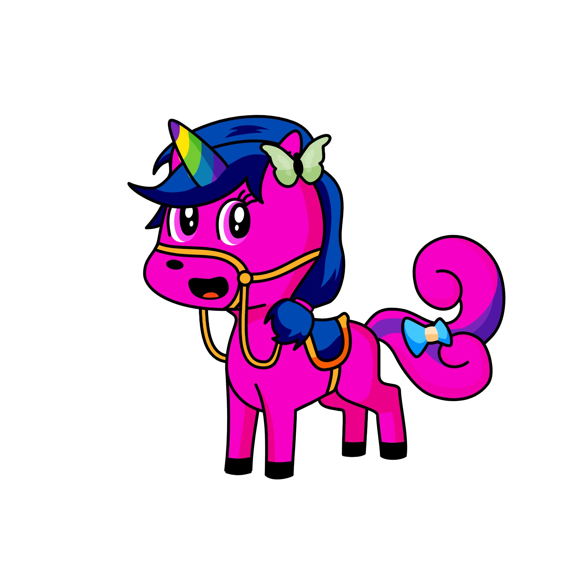 Snow, the unicorn