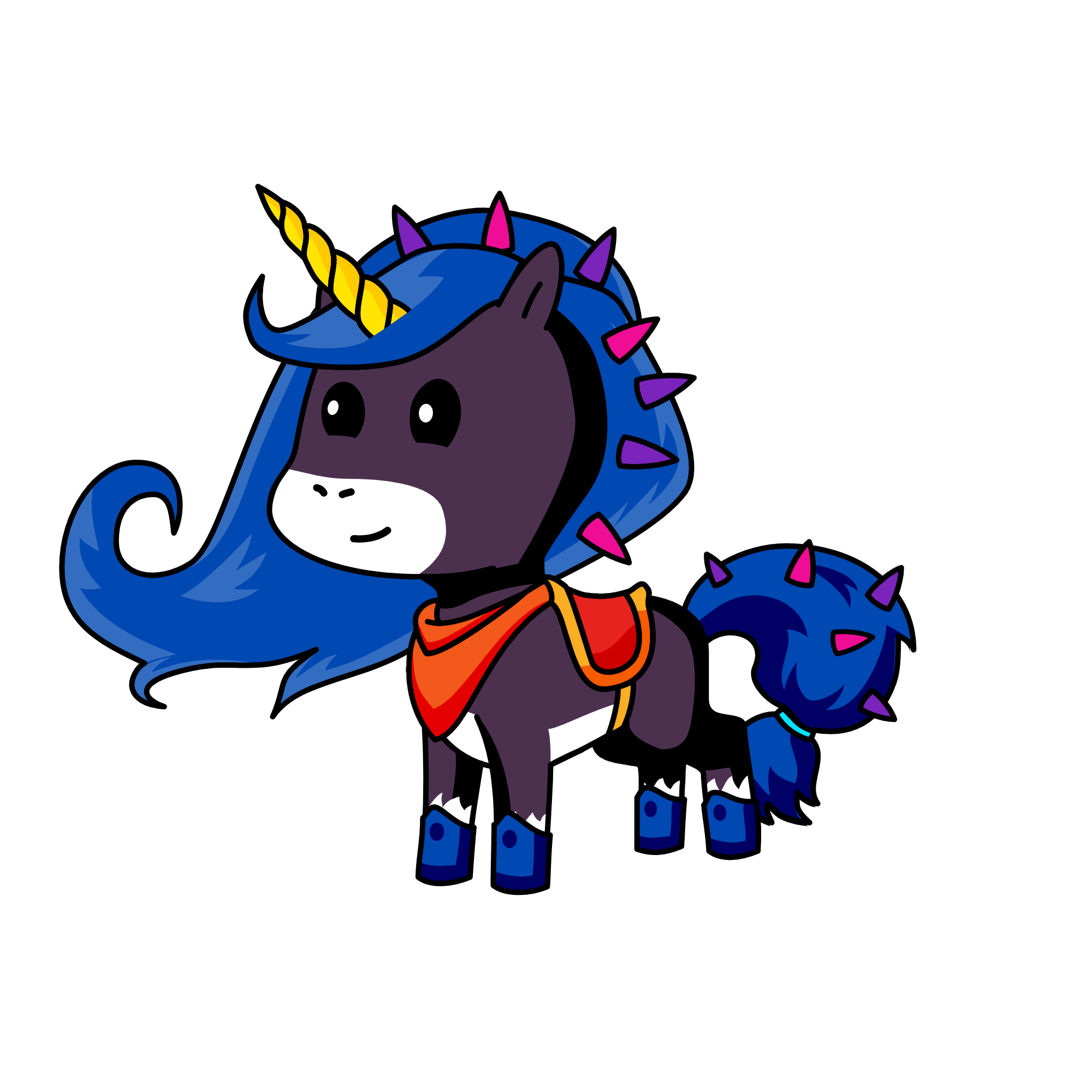 Spikes, the unicorn
