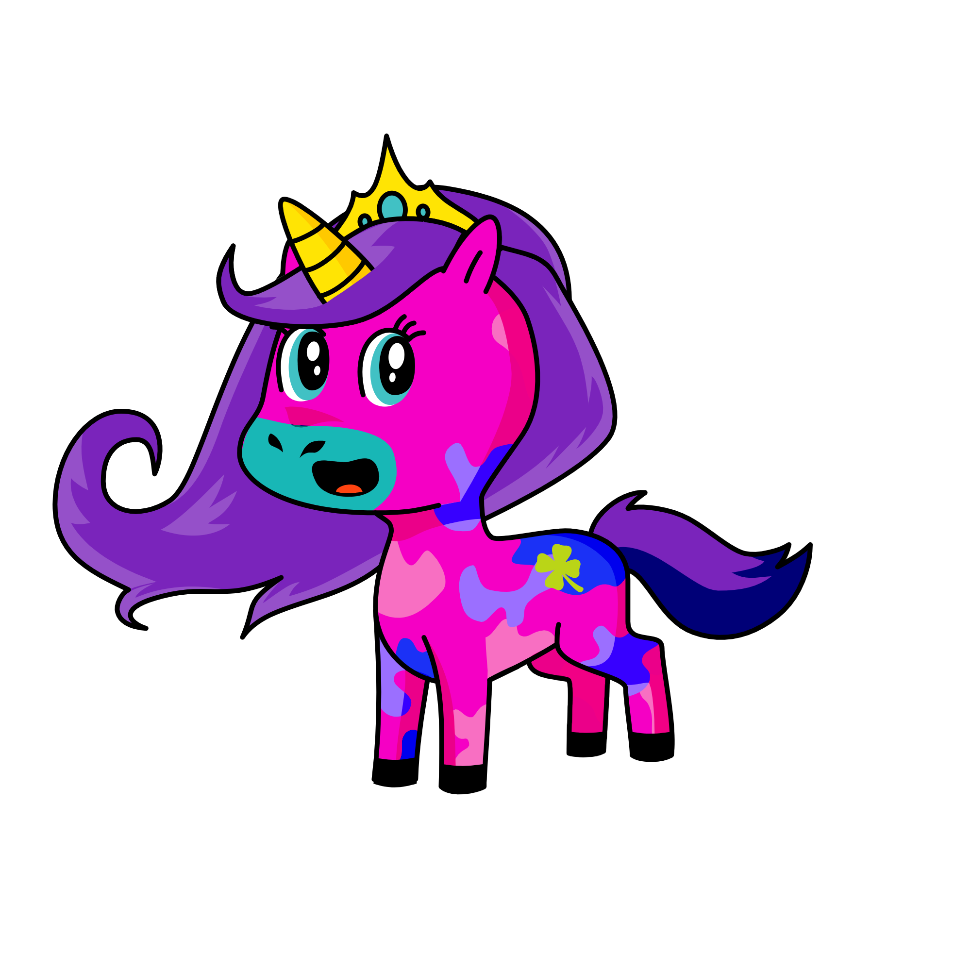 it s  izzy, the unicorn