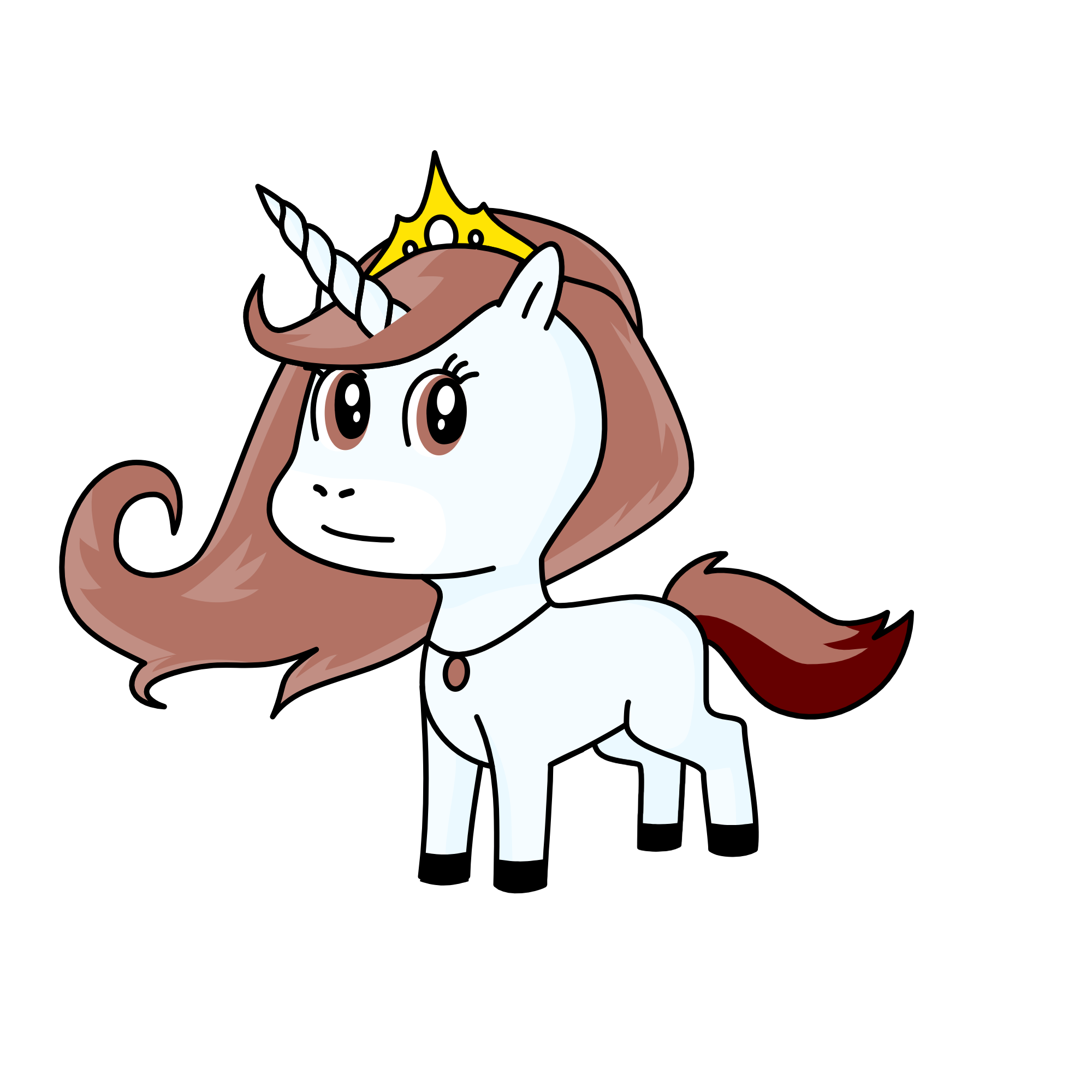 prinses poopy face, the unicorn