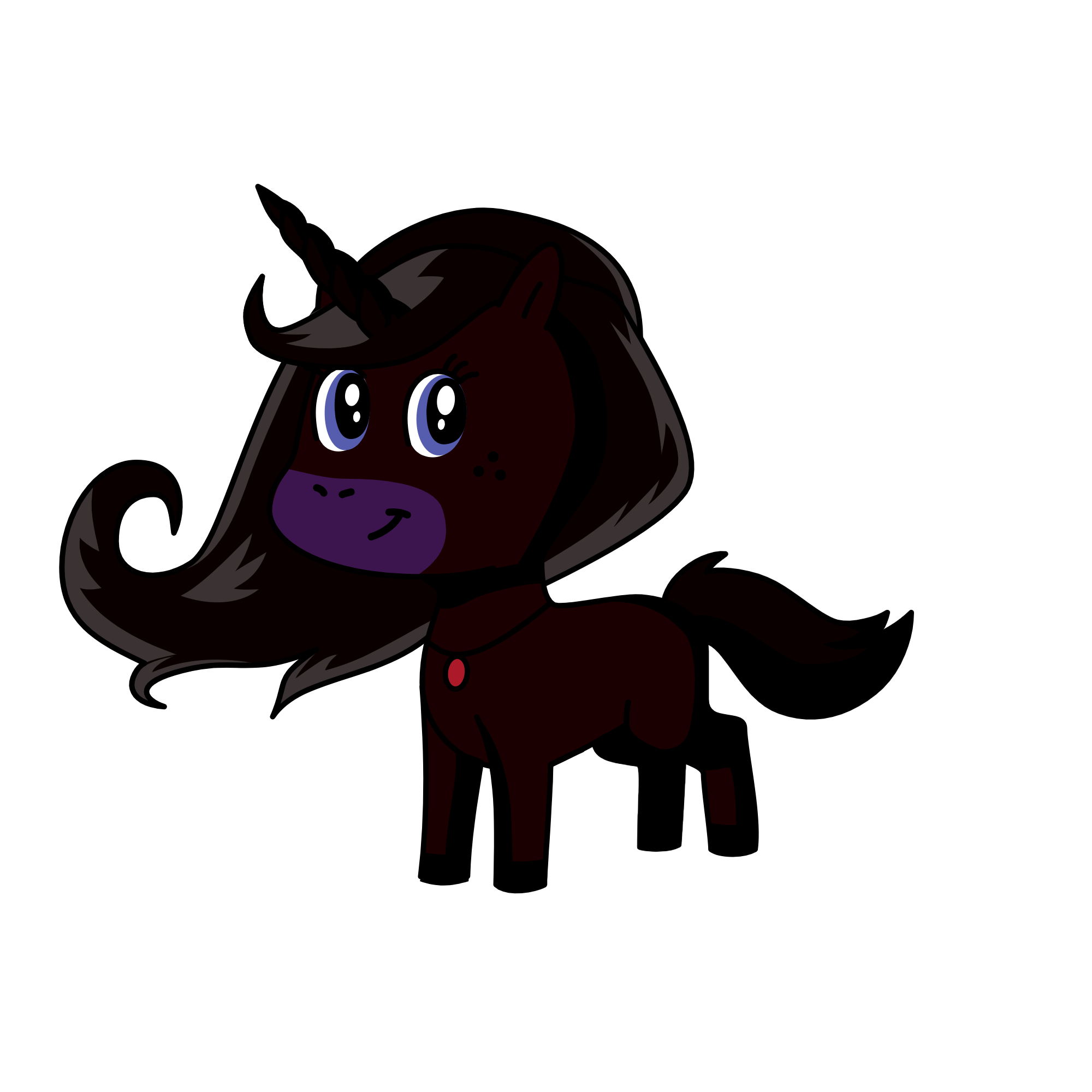 dark, the unicorn