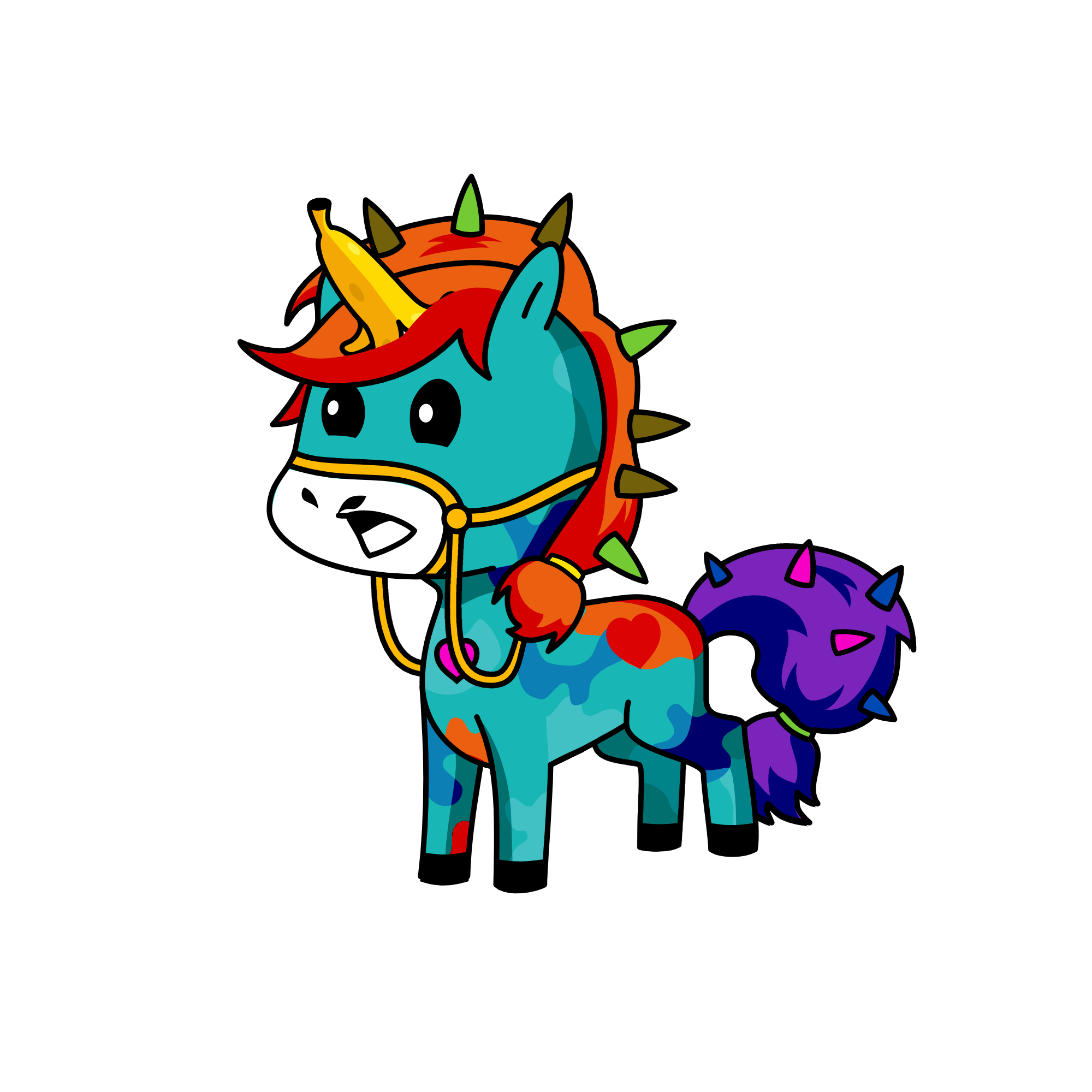 crazy fo BANANA🍌🍌, the unicorn