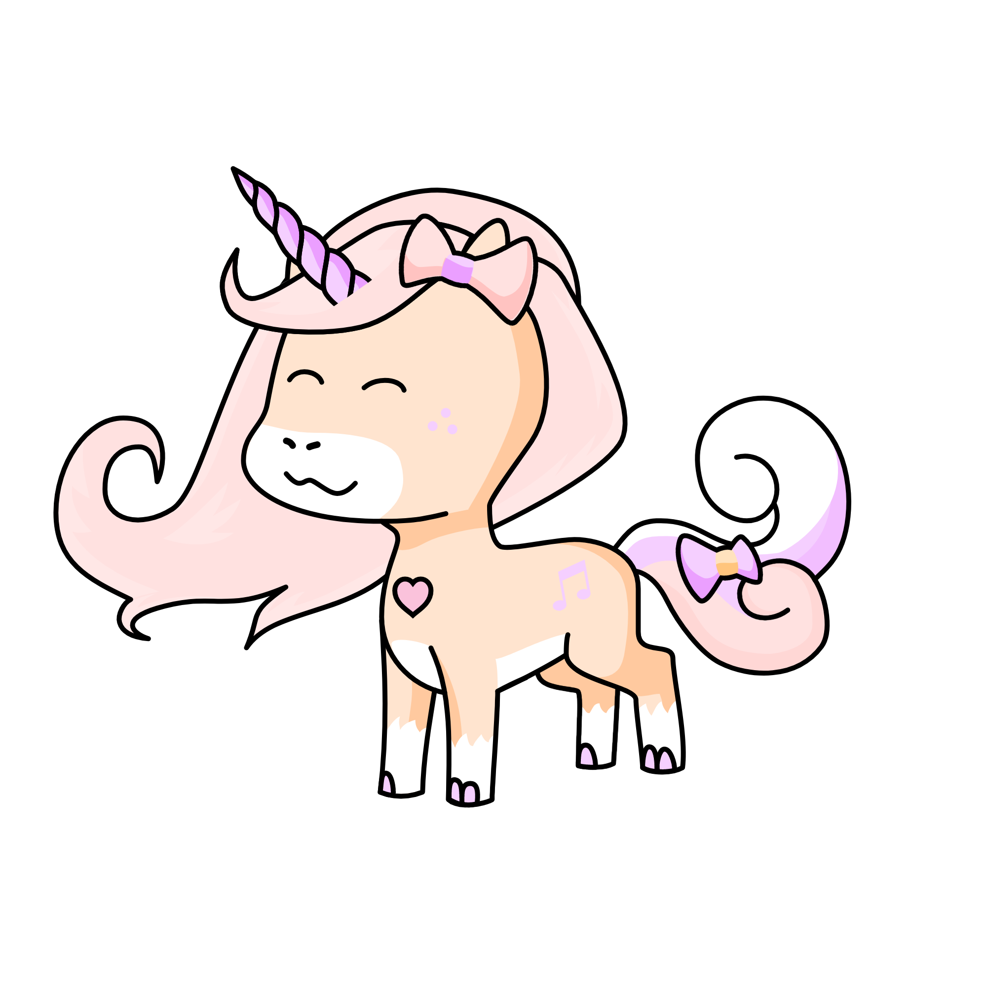 pinky softie, the unicorn