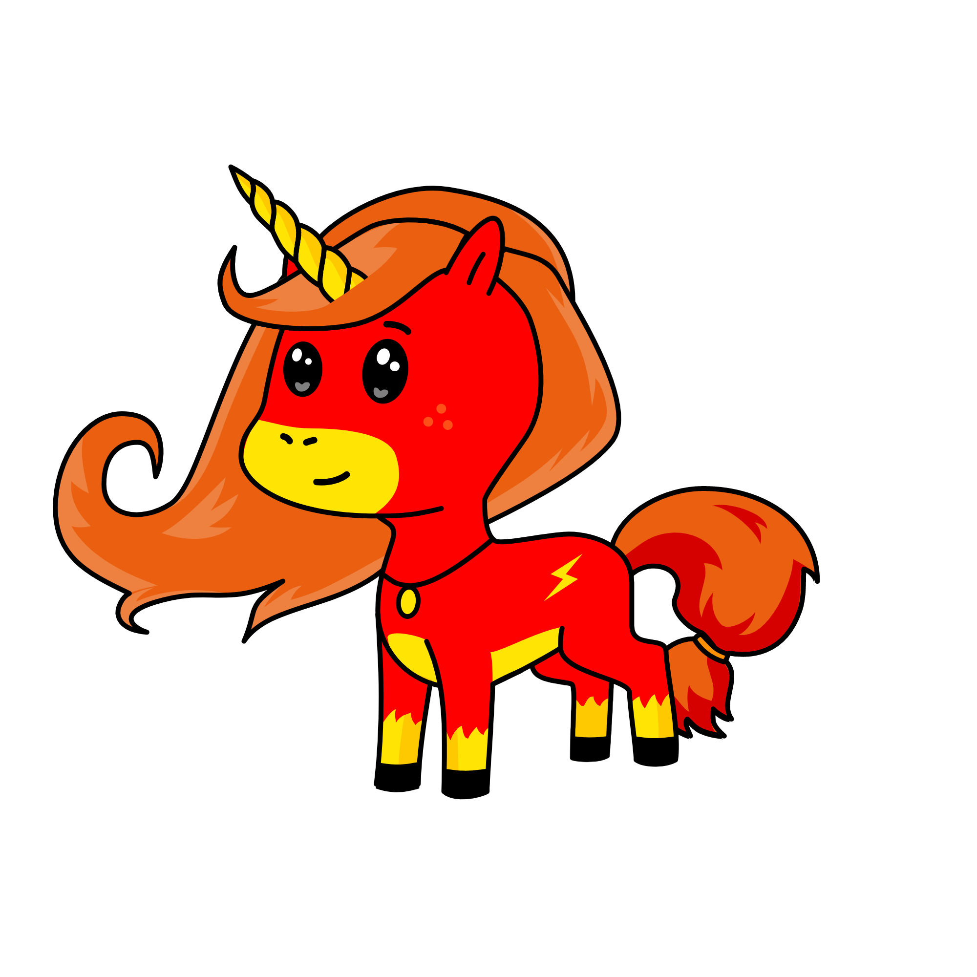 fire, the unicorn