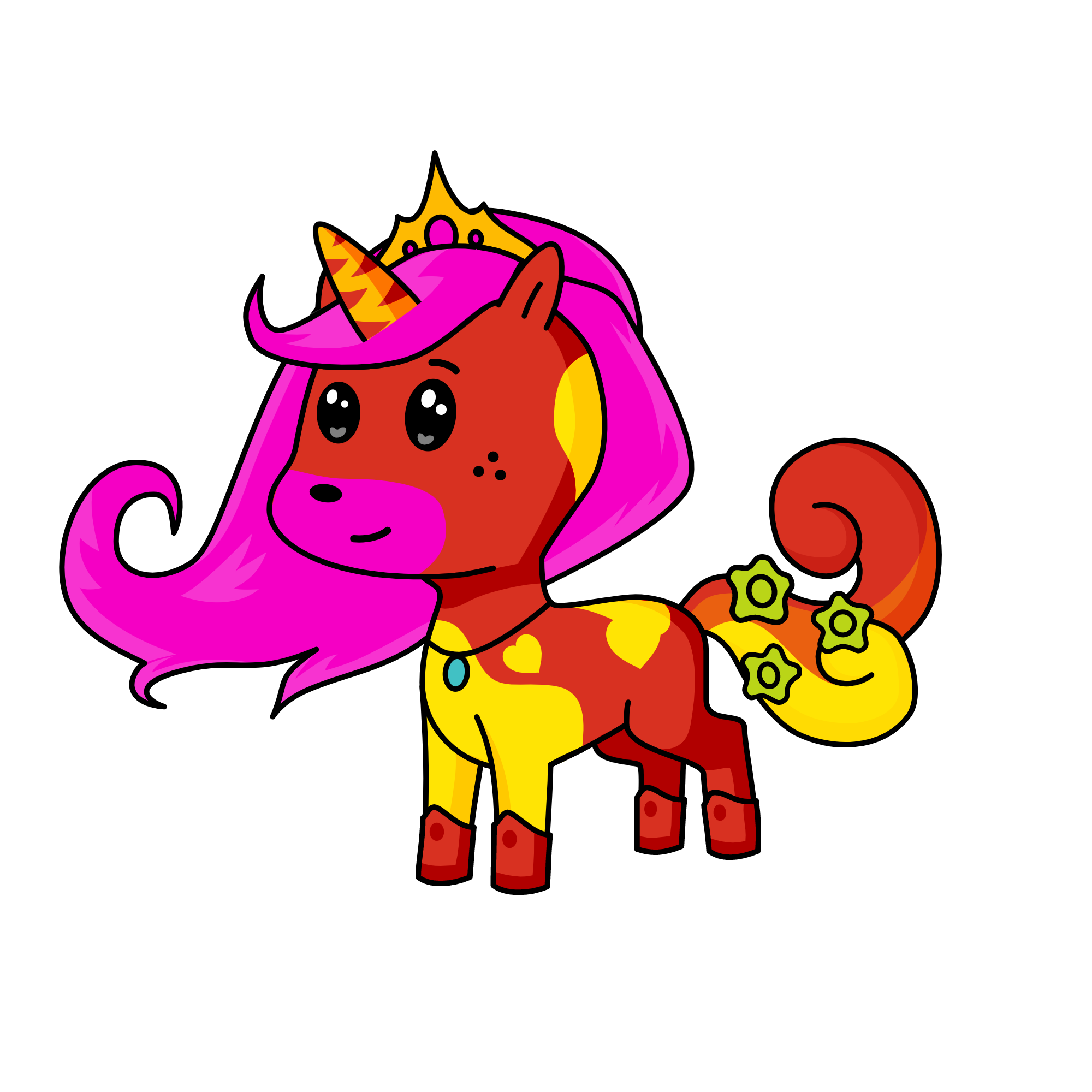 lava lamp, the unicorn