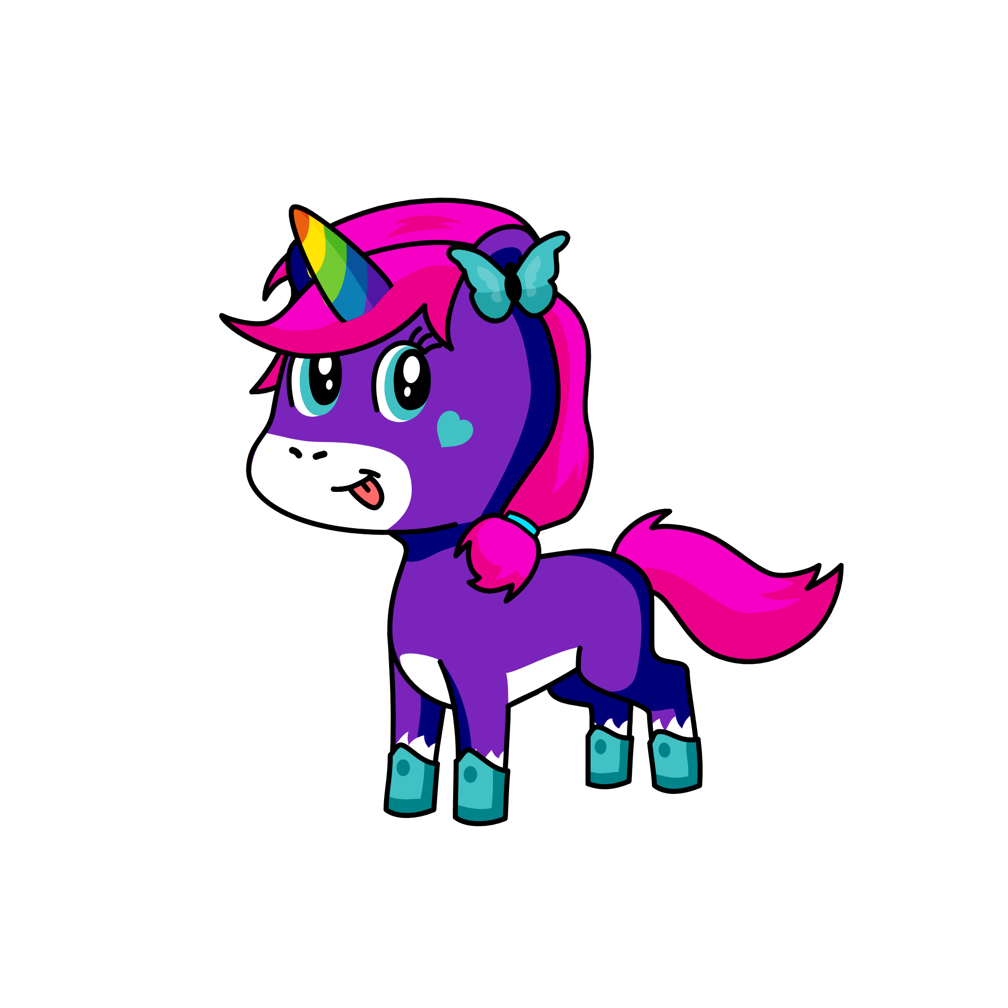 Unicorn name, the unicorn