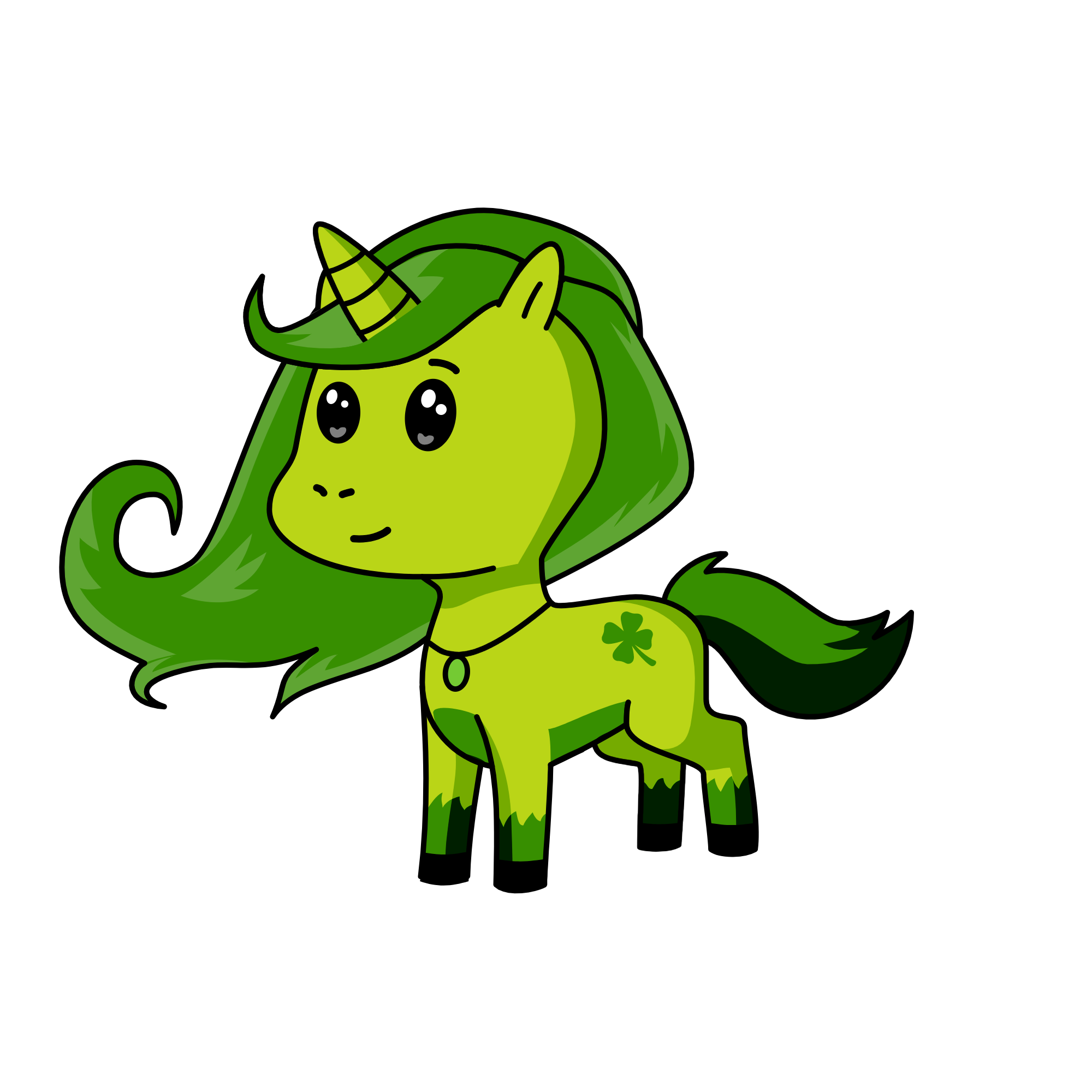 clover, the unicorn