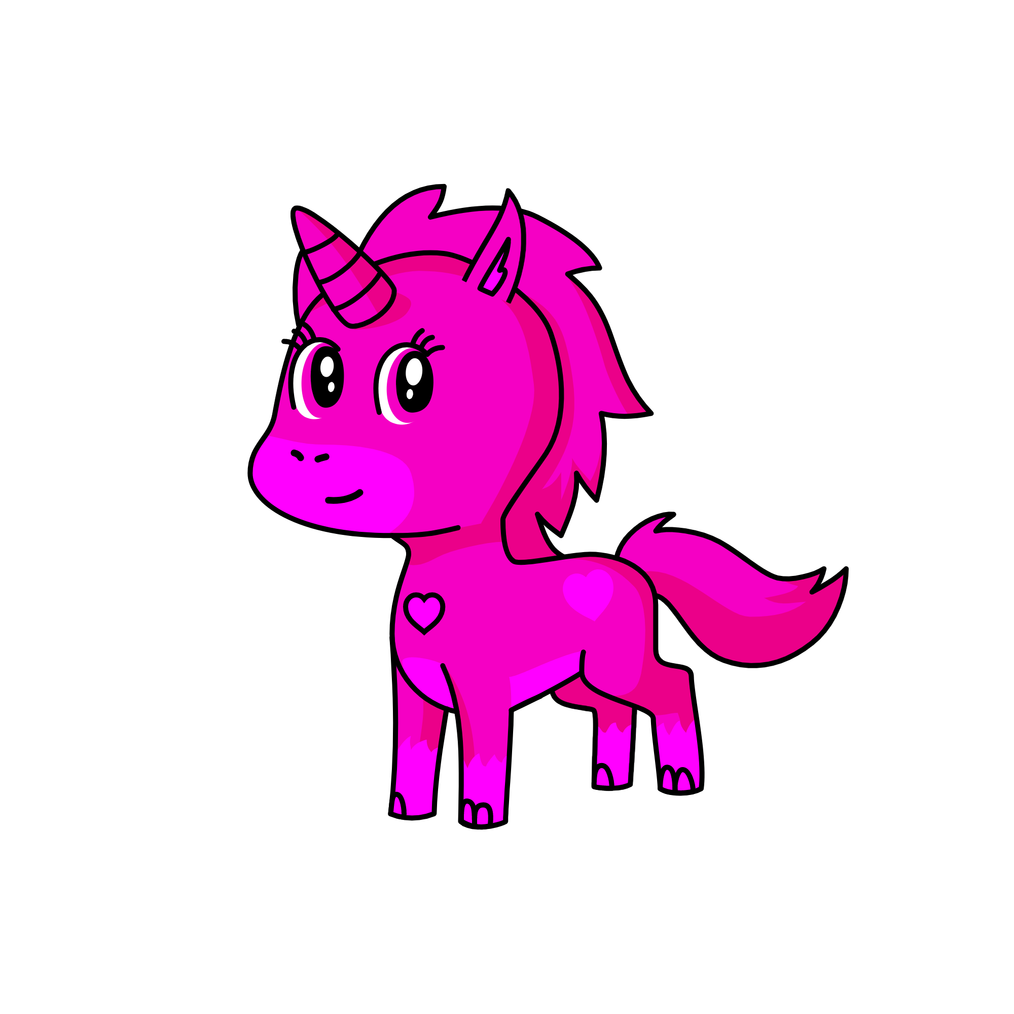 PINKY, the unicorn