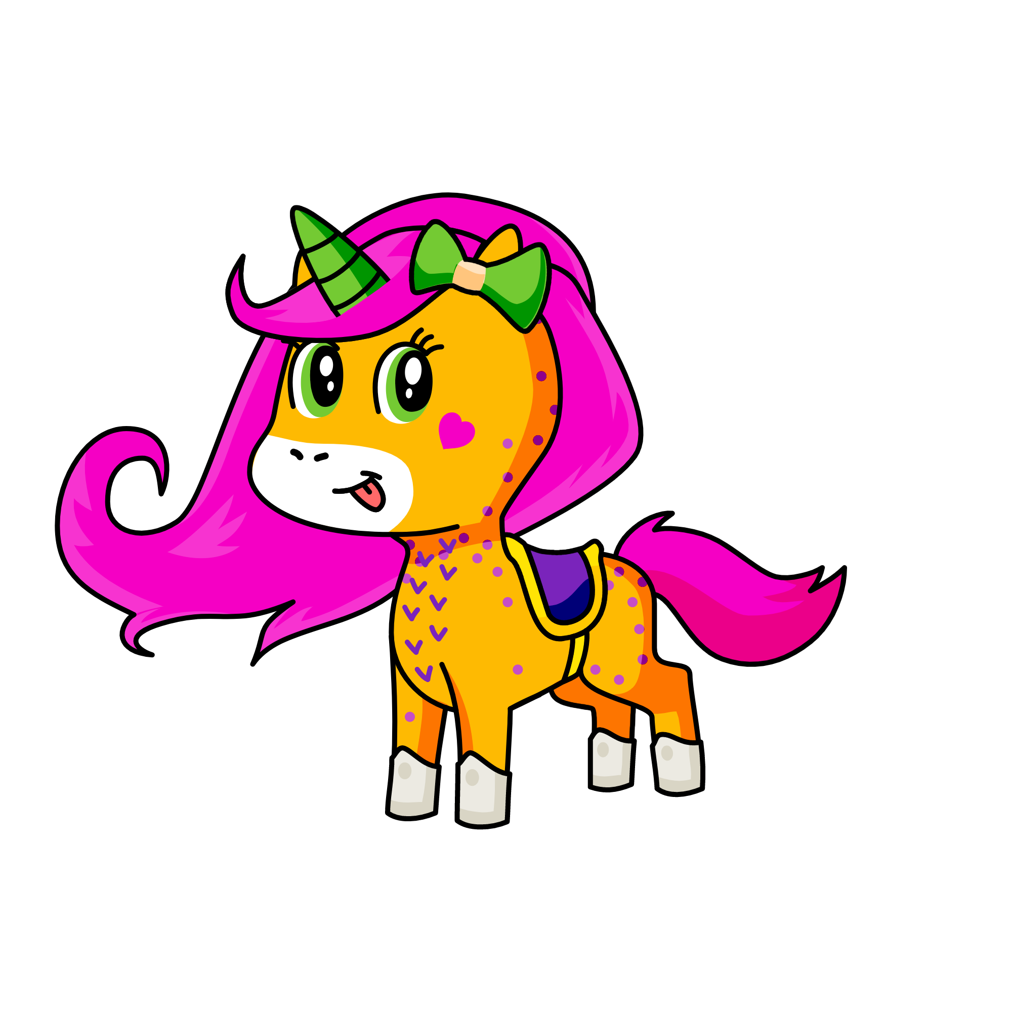 Cupcake, the unicorn
