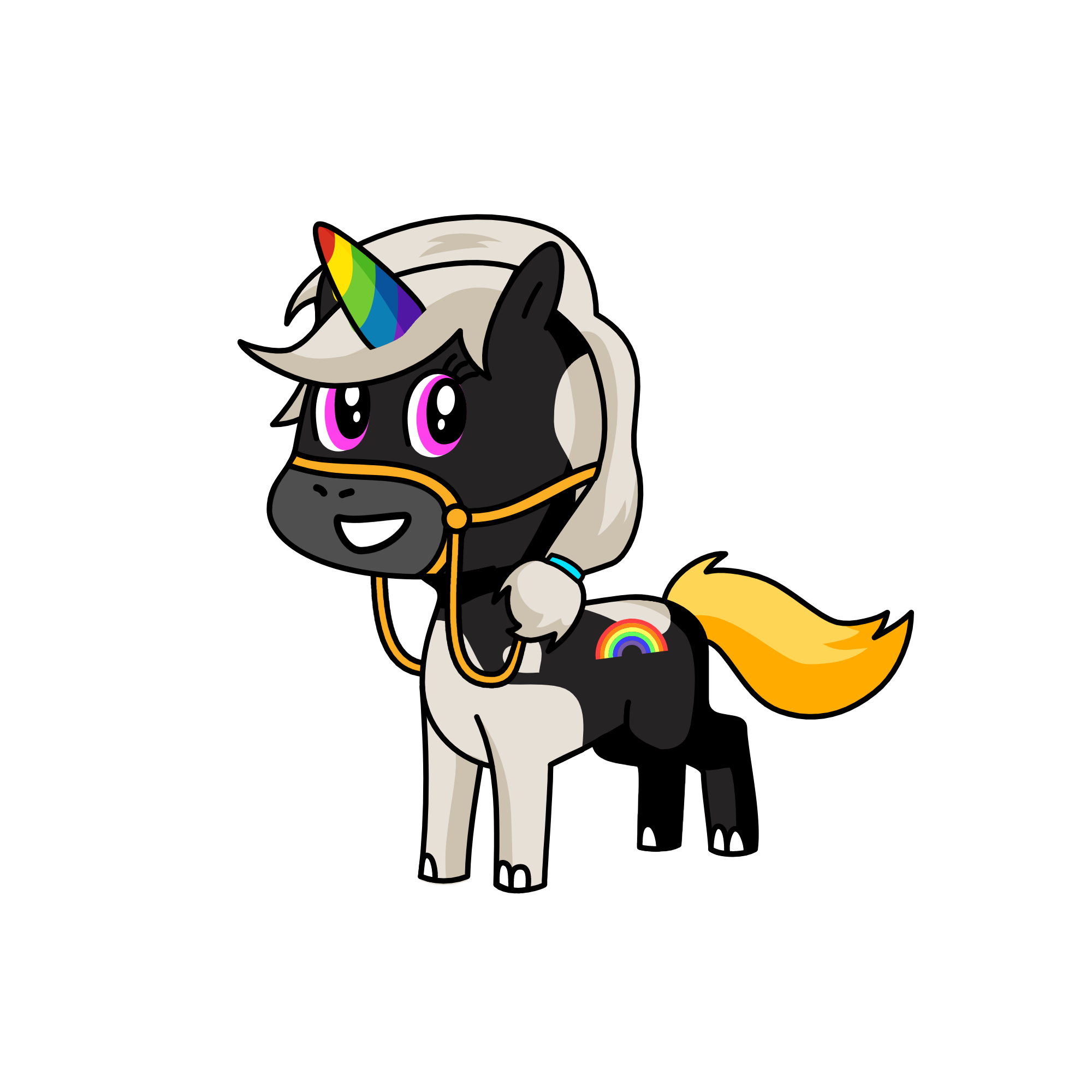 Glanda, the unicorn