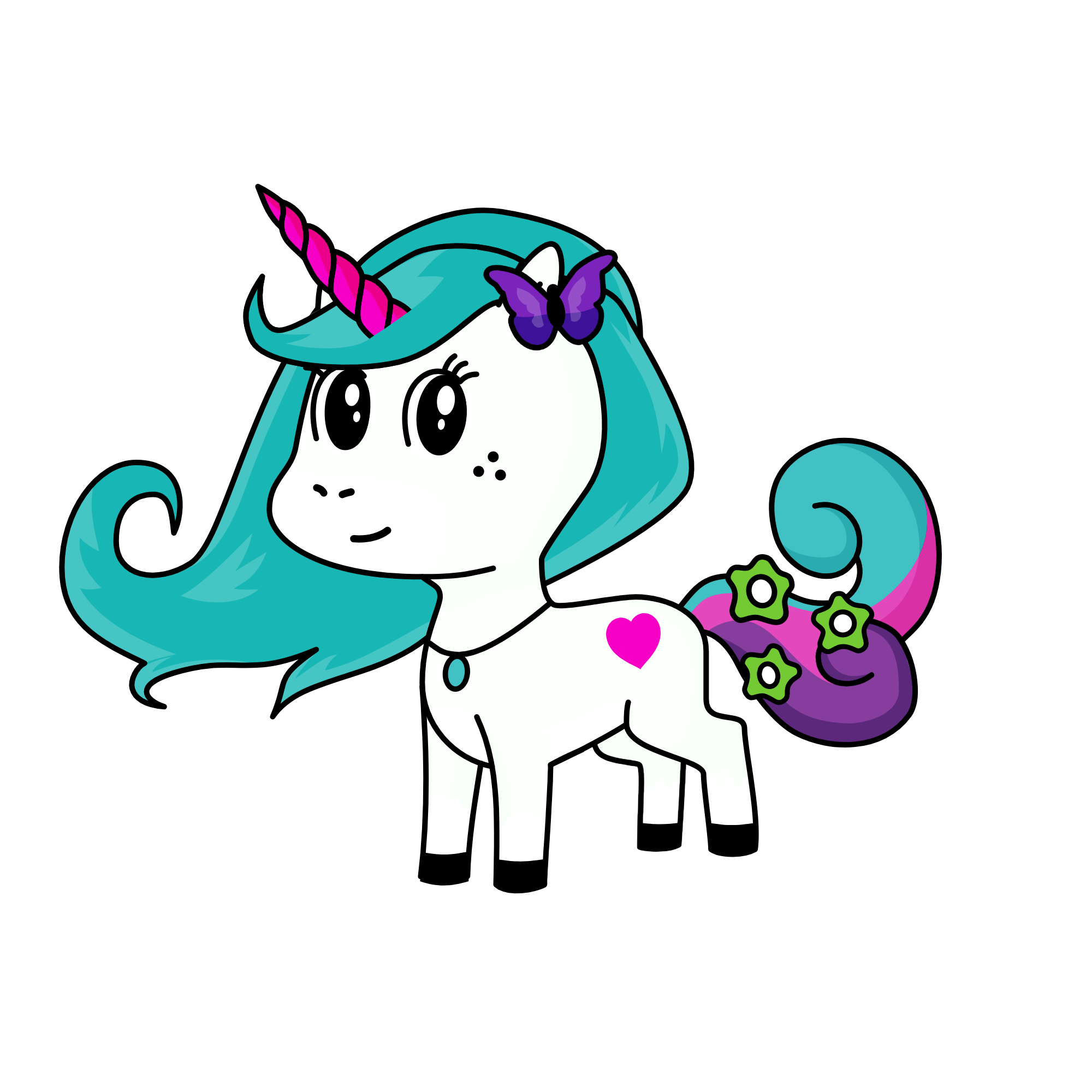 Katie Angel, the unicorn
