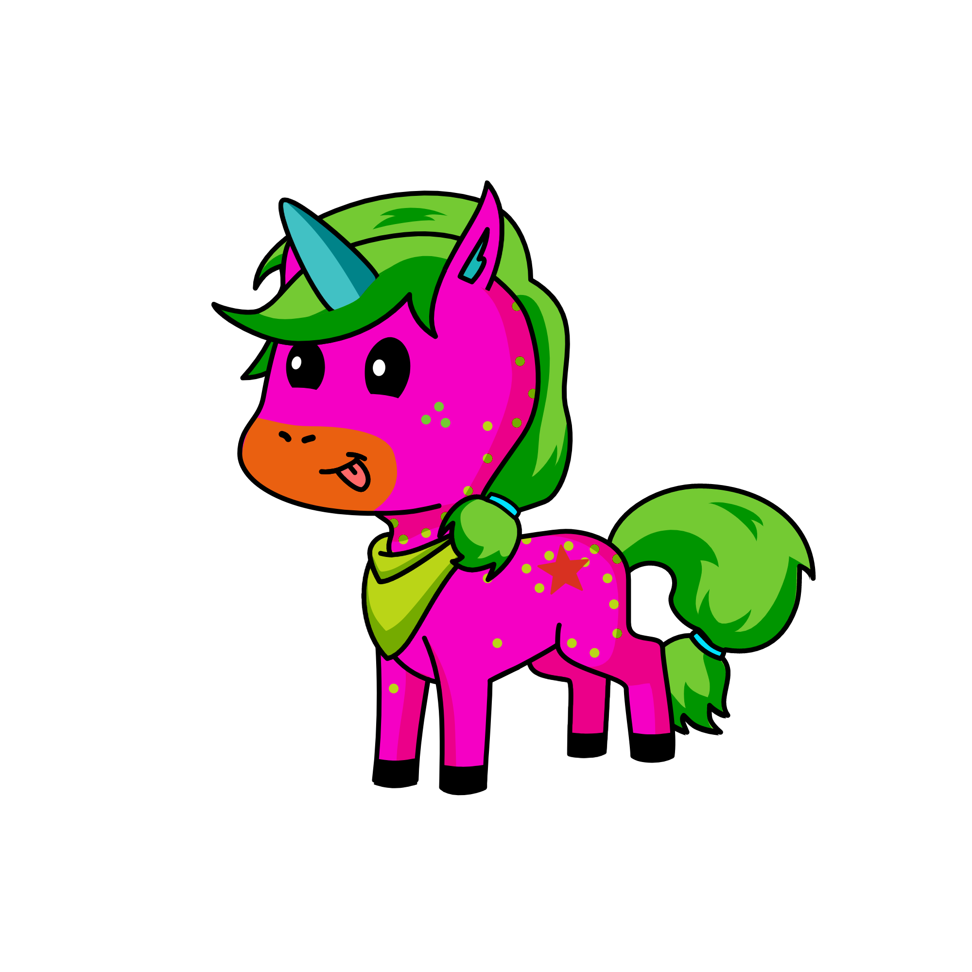 strawberry, the unicorn