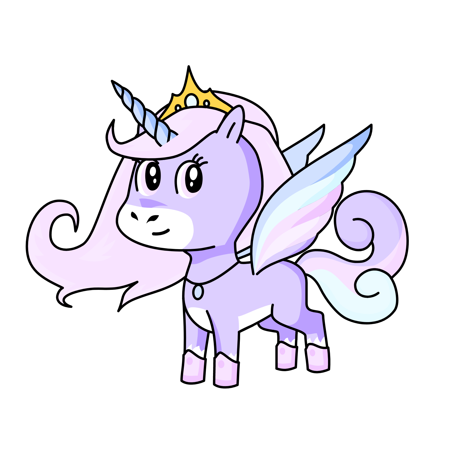 Queen Cotton Candy, the unicorn