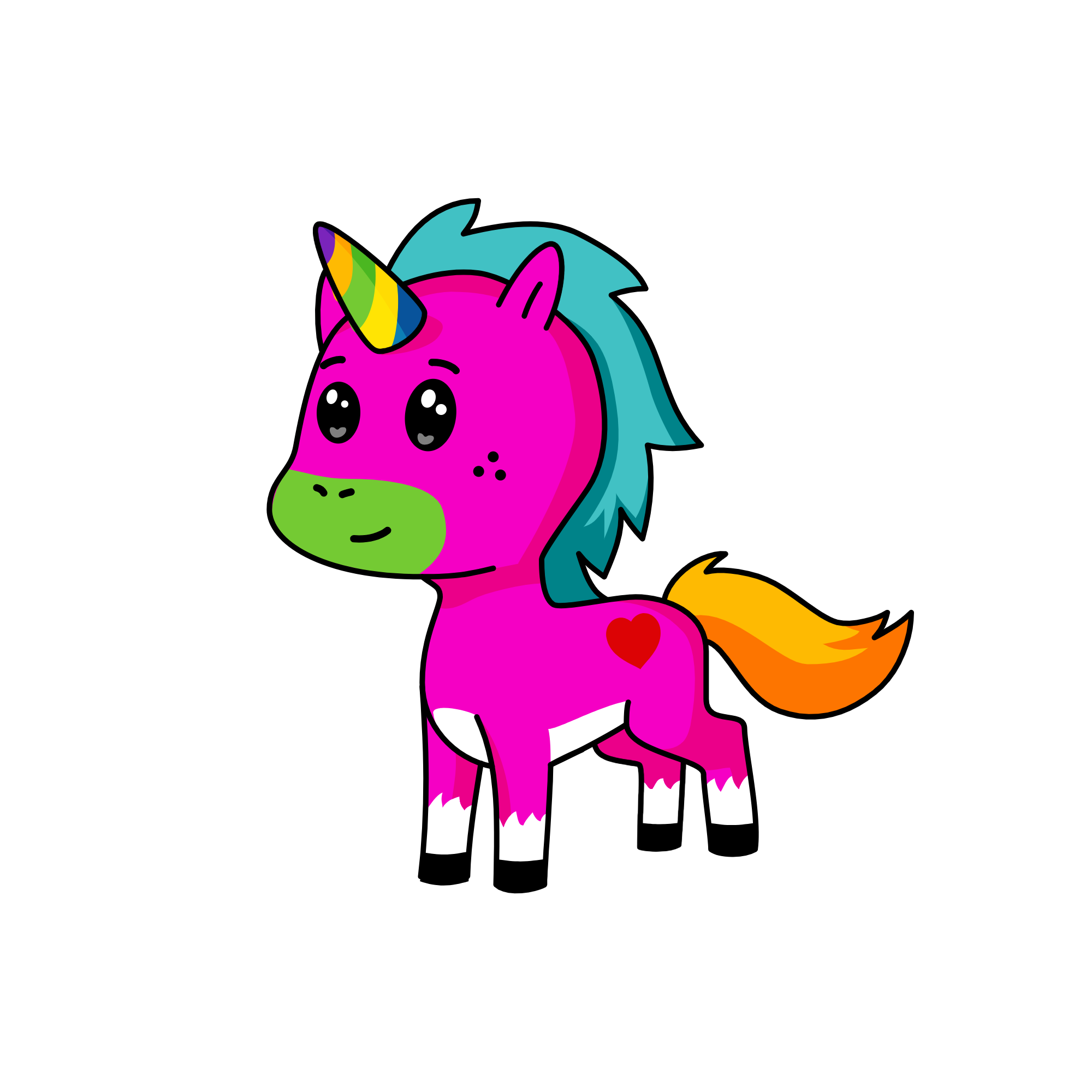 pie, the unicorn