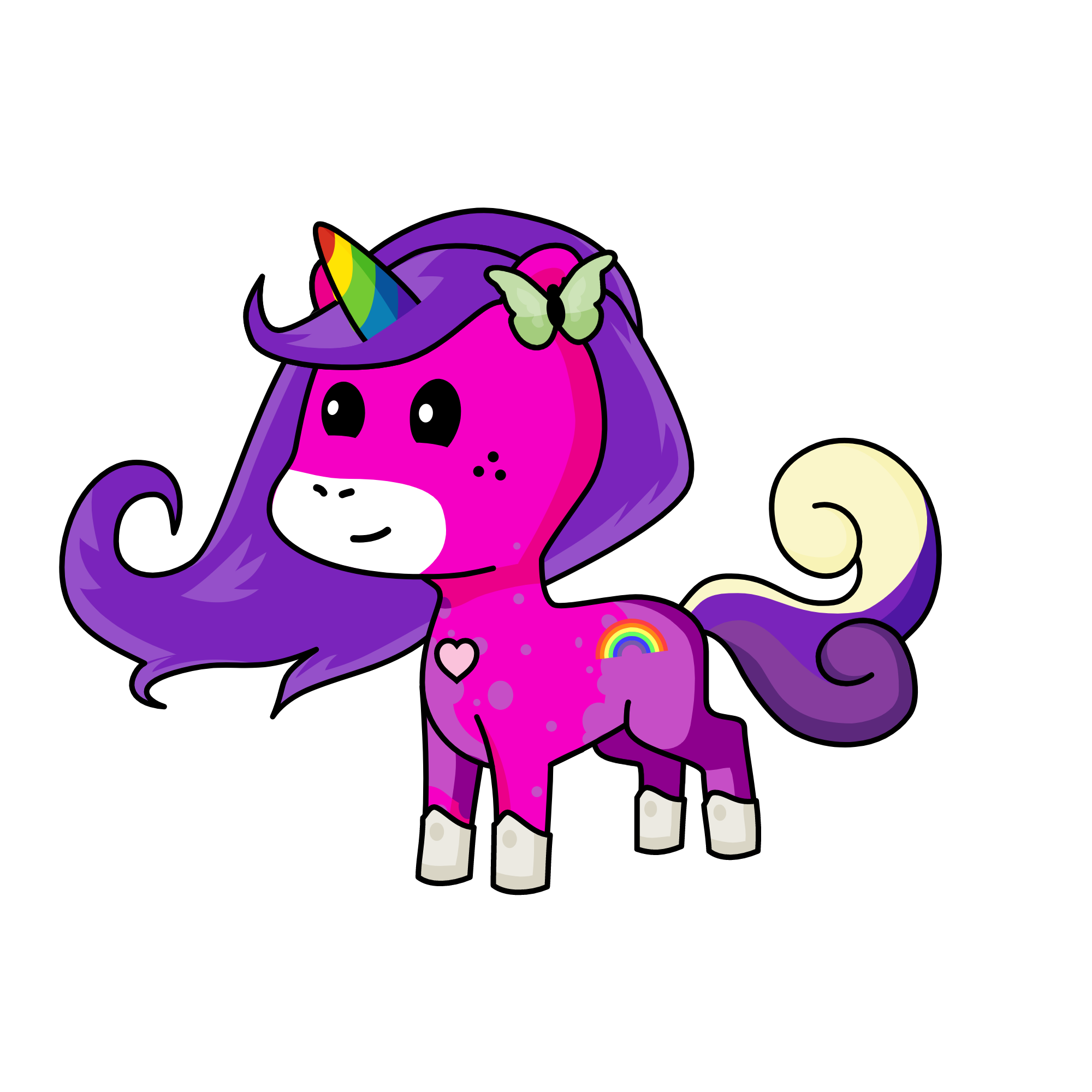 Starburst 1, the unicorn