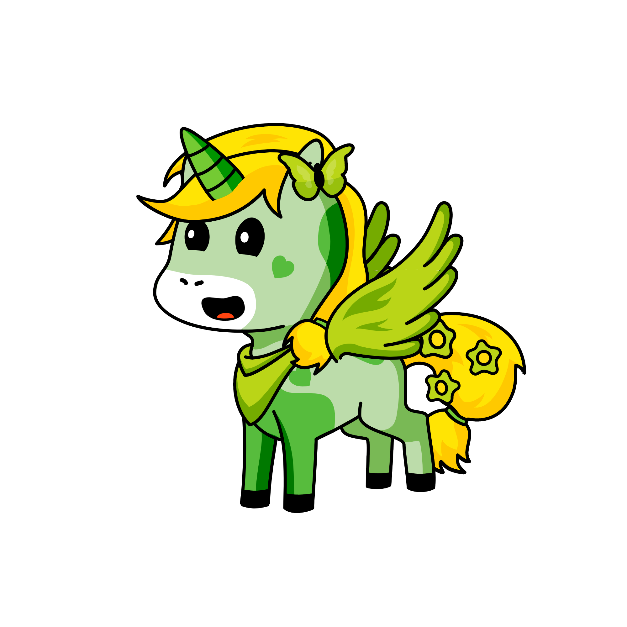 Princess Blossom, the unicorn
