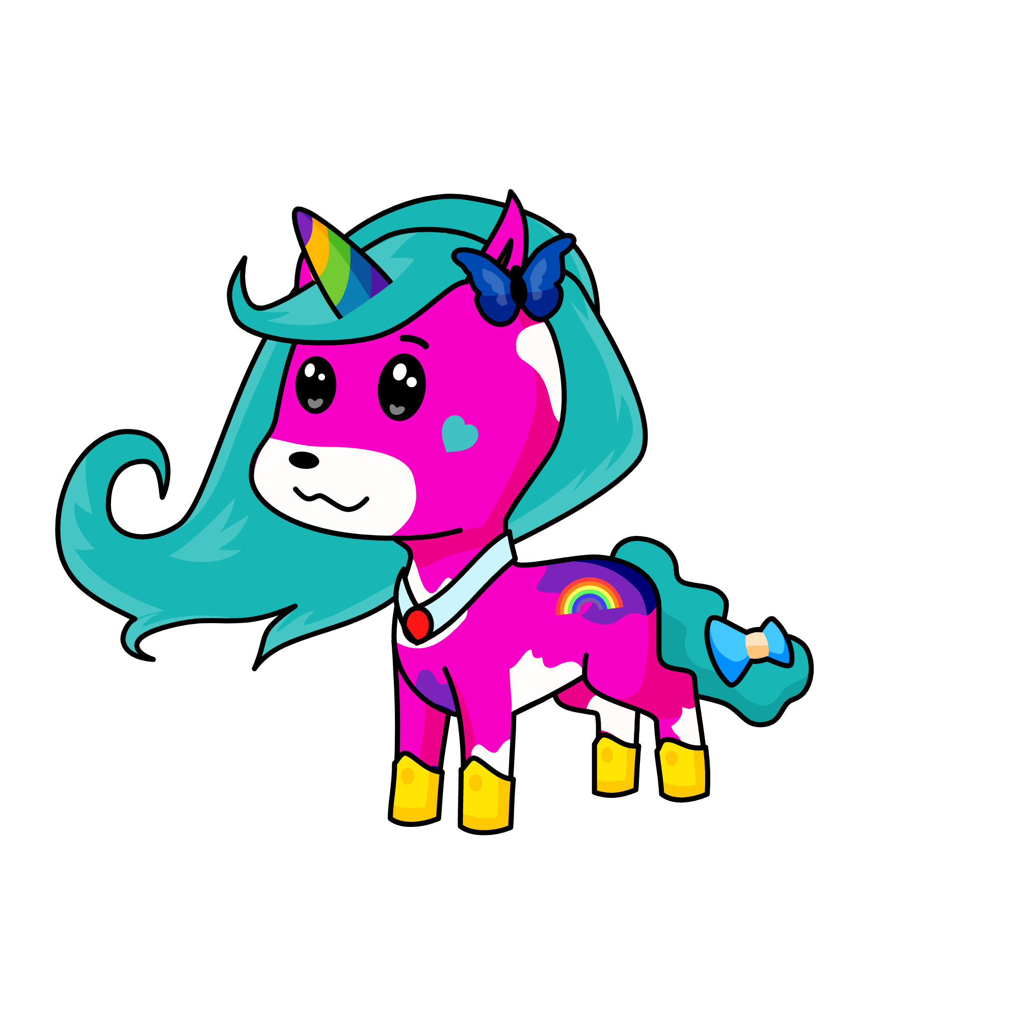 Deersla, the unicorn