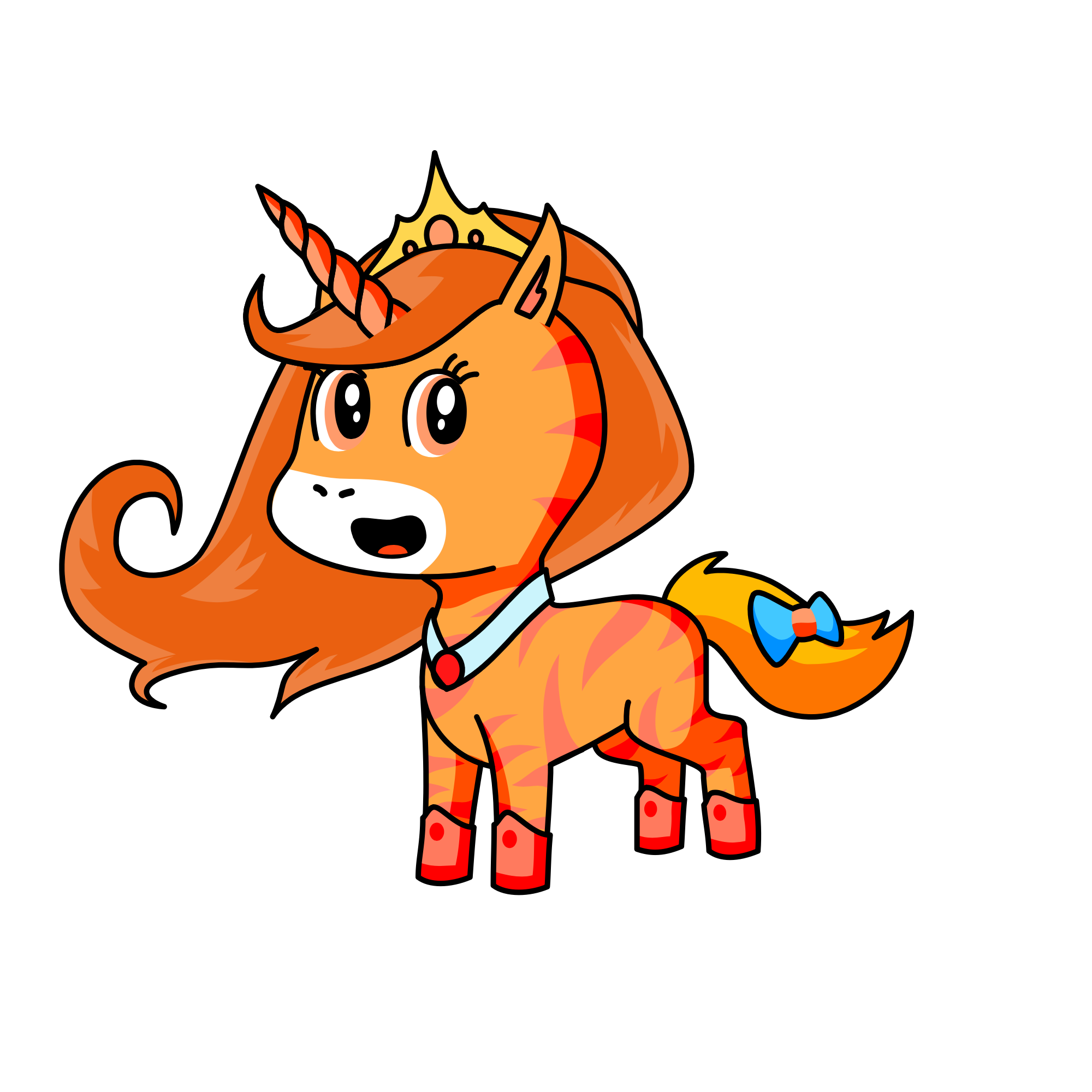 Fire, the unicorn