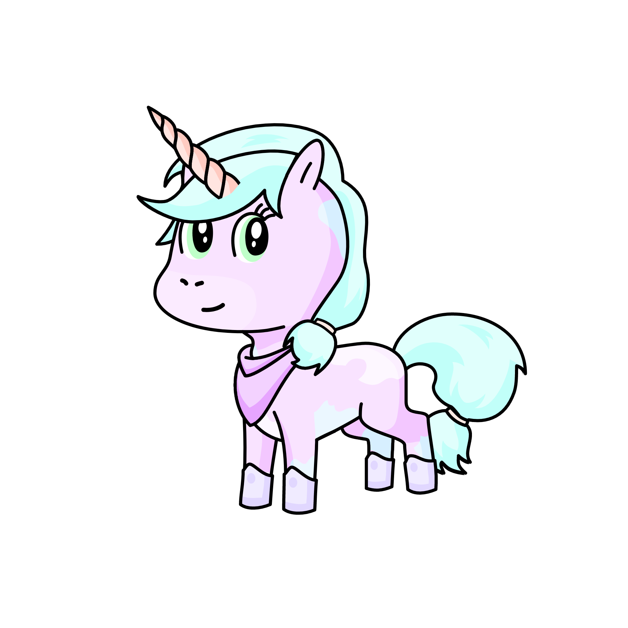 Candy, the unicorn