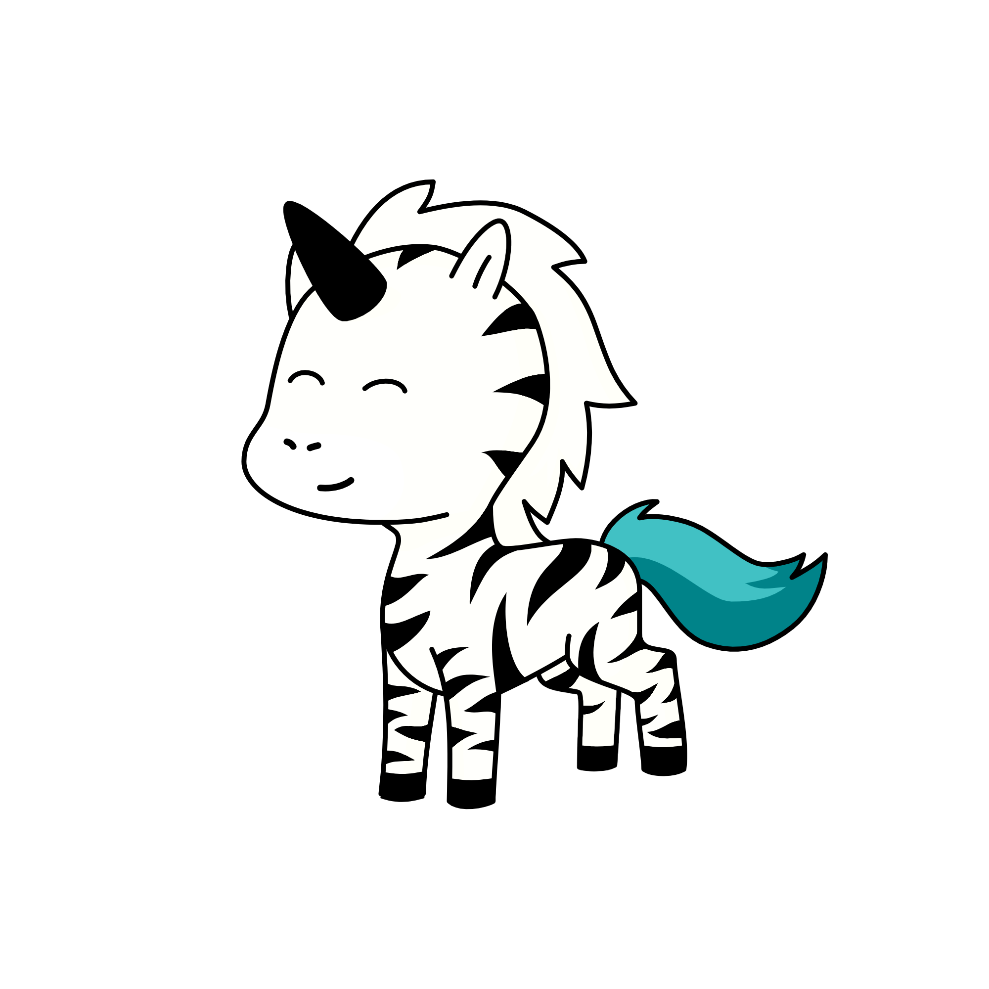 Zebra, the unicorn