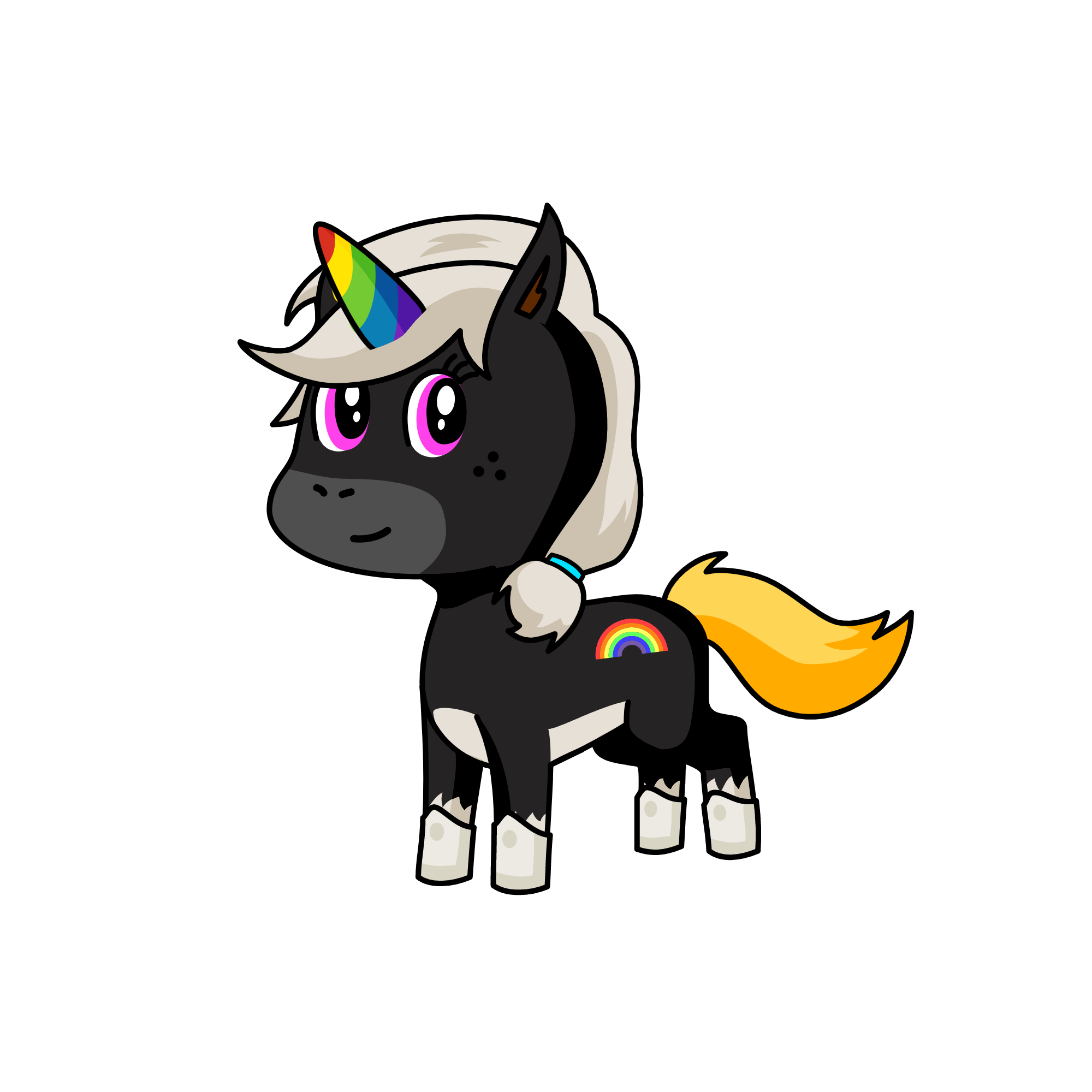 Pricess Unicorn and Cornify is the best you know! Try it out! ❤See you!, the unicorn