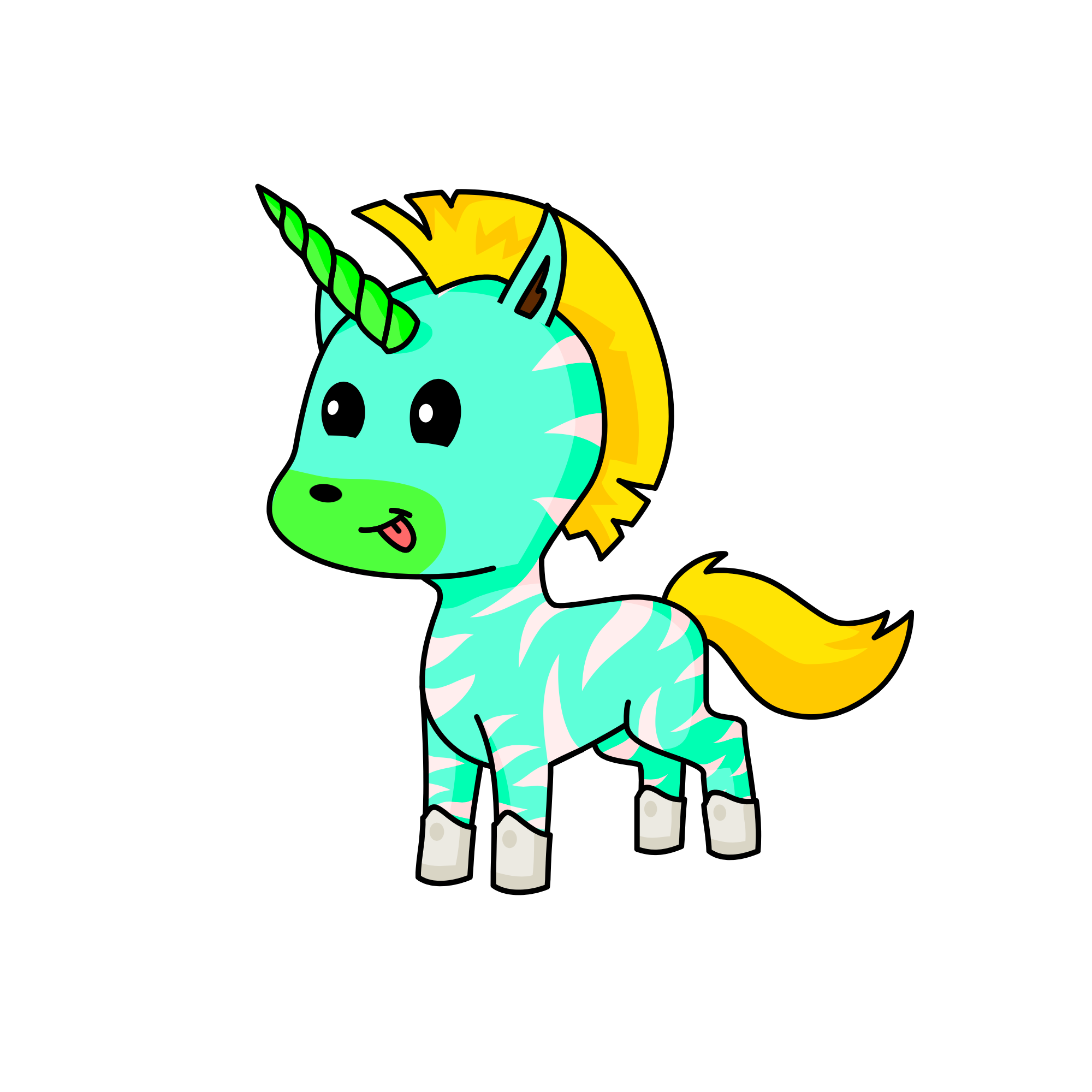 Saxon, the unicorn