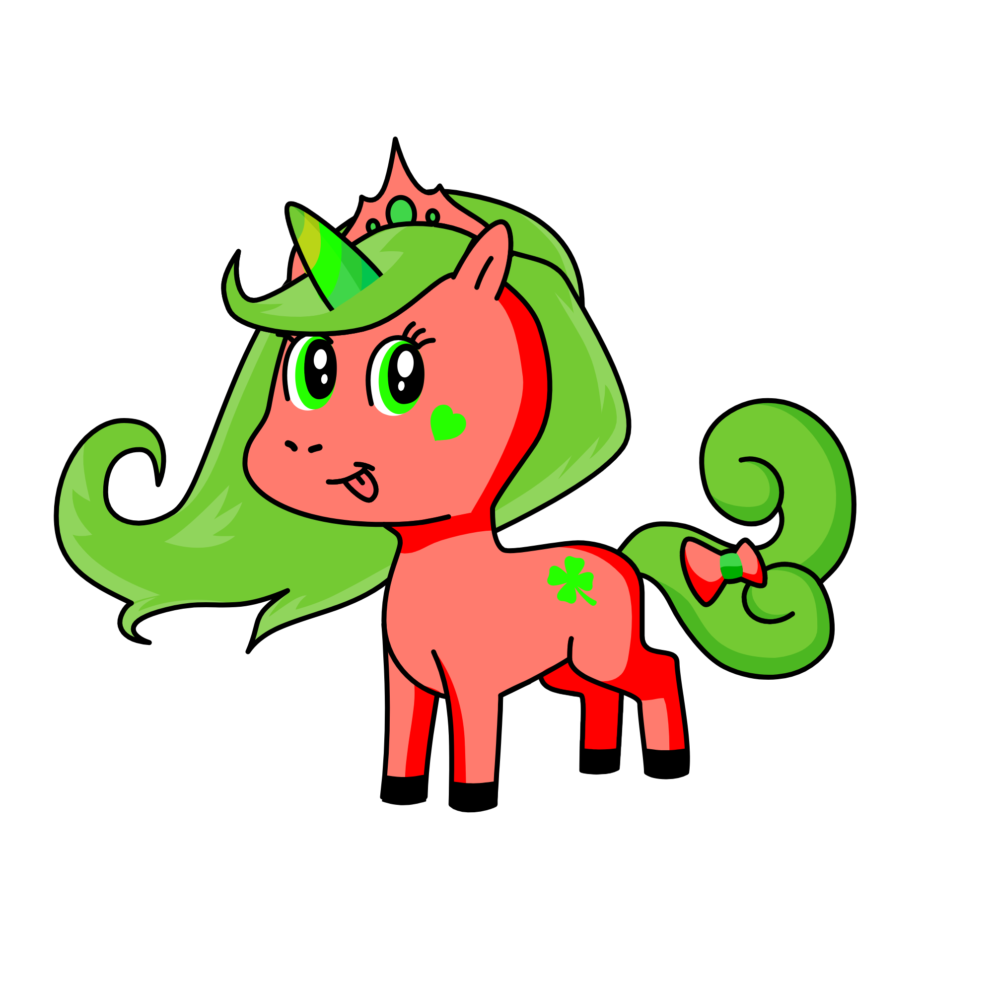 strawberry, the unicorn
