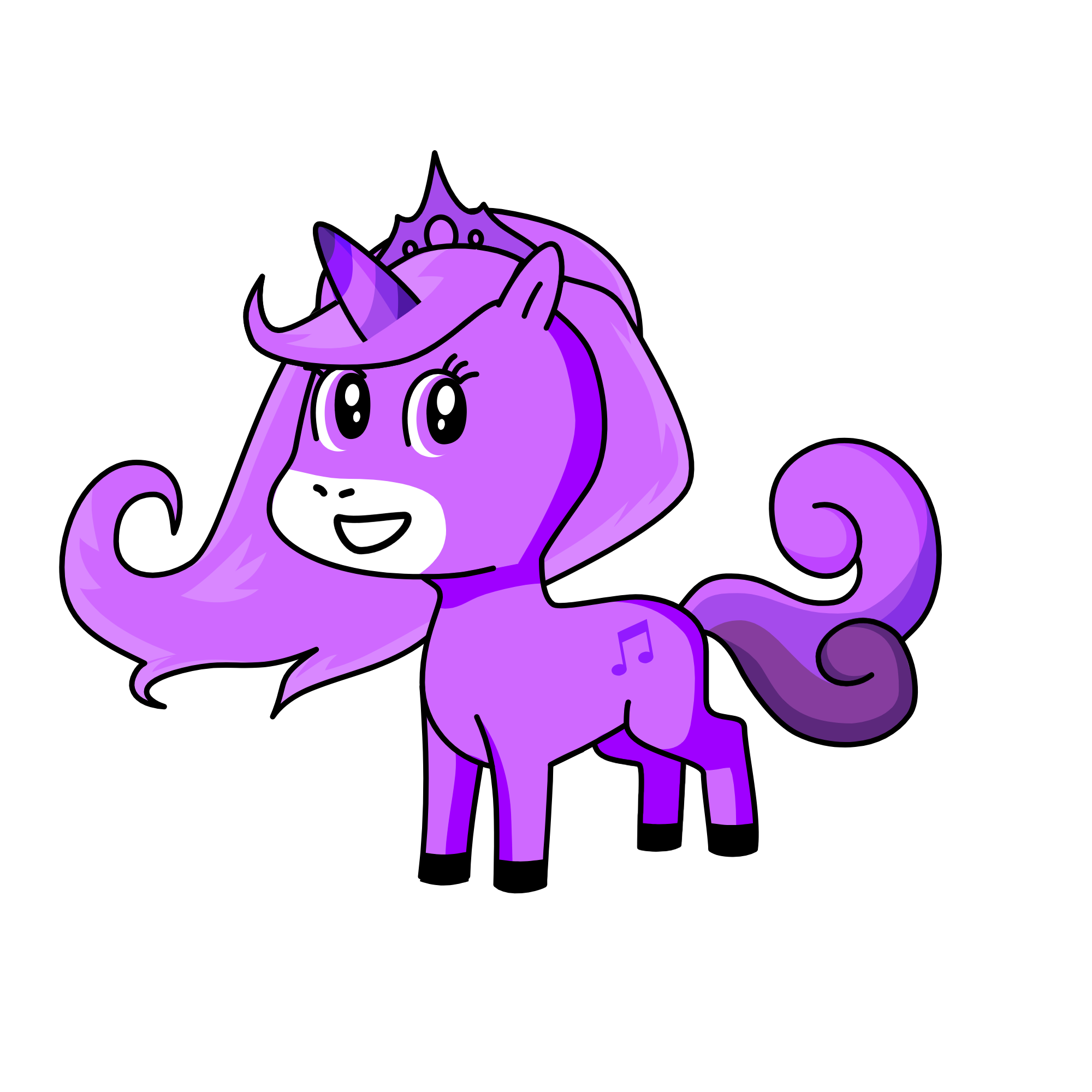 lavender, the unicorn