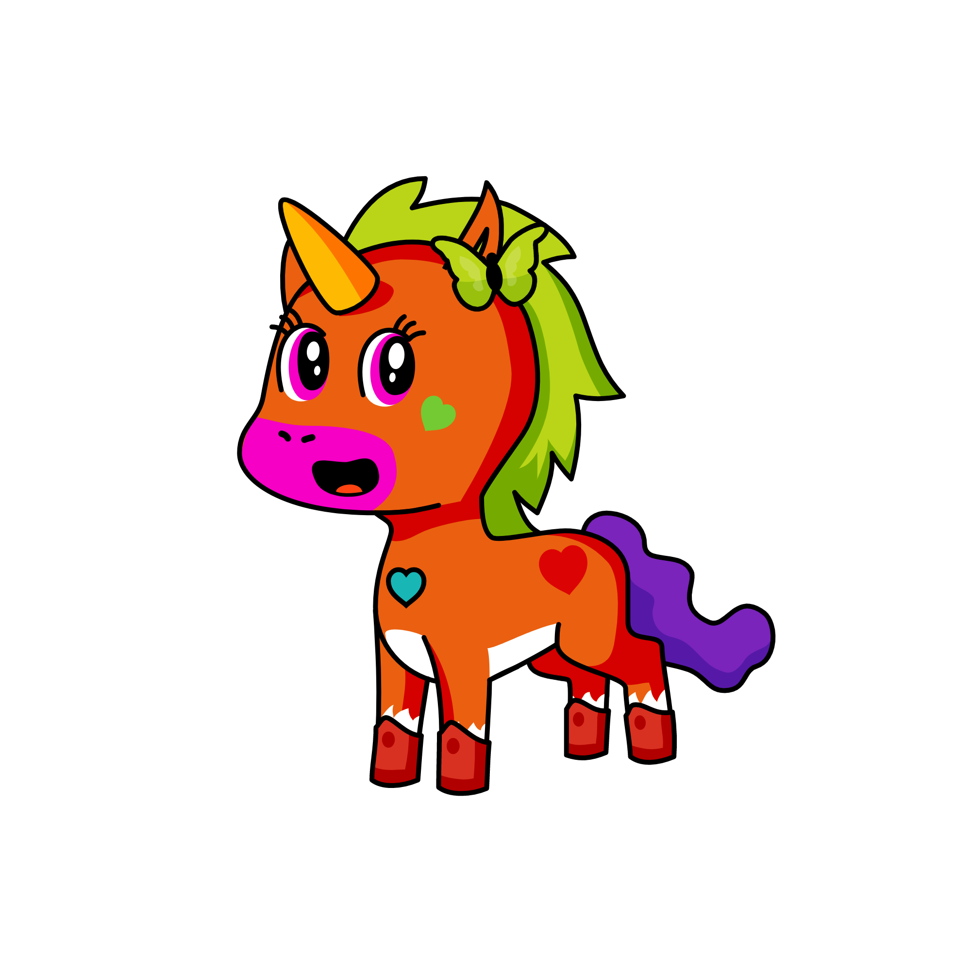 fire0work, the unicorn