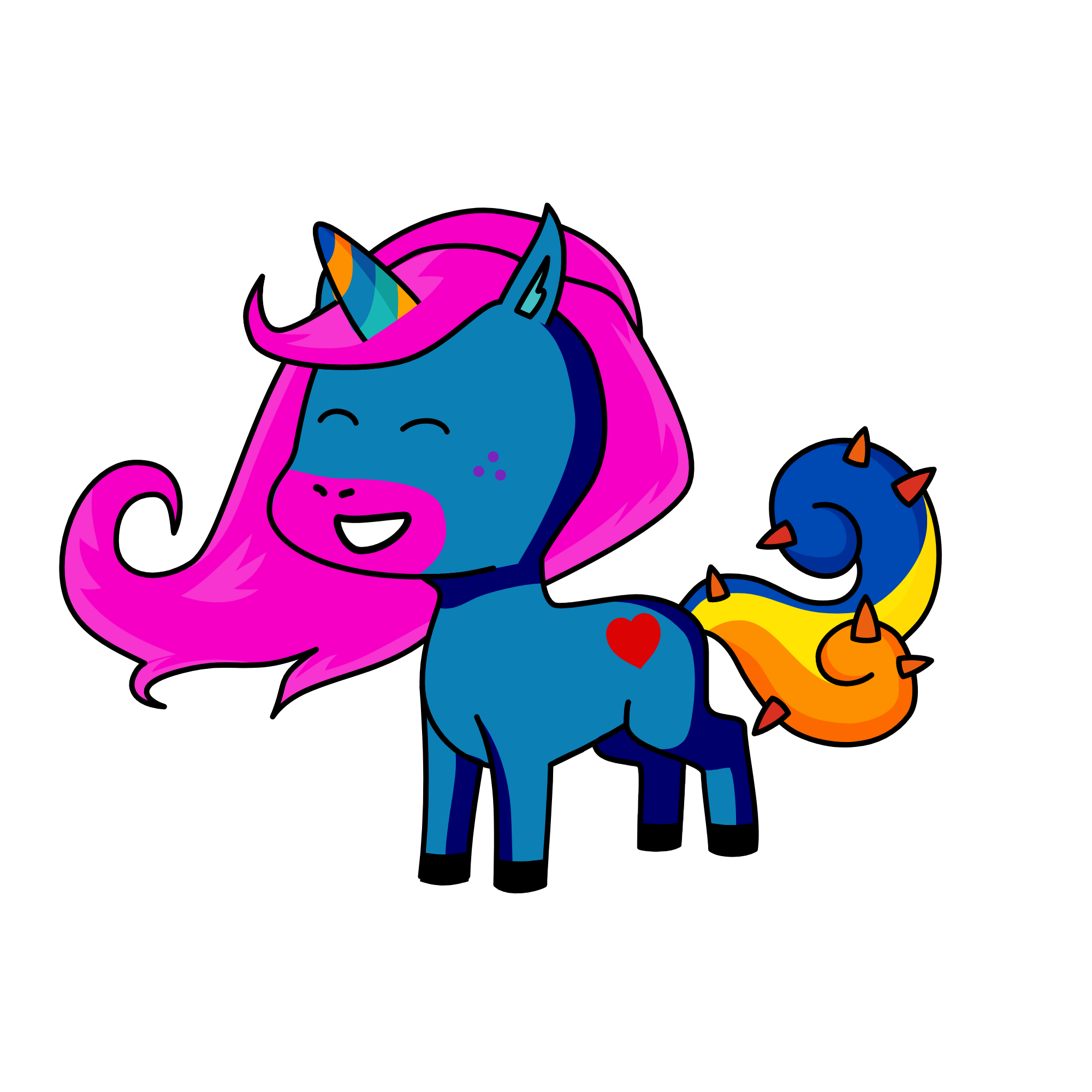 x, the unicorn