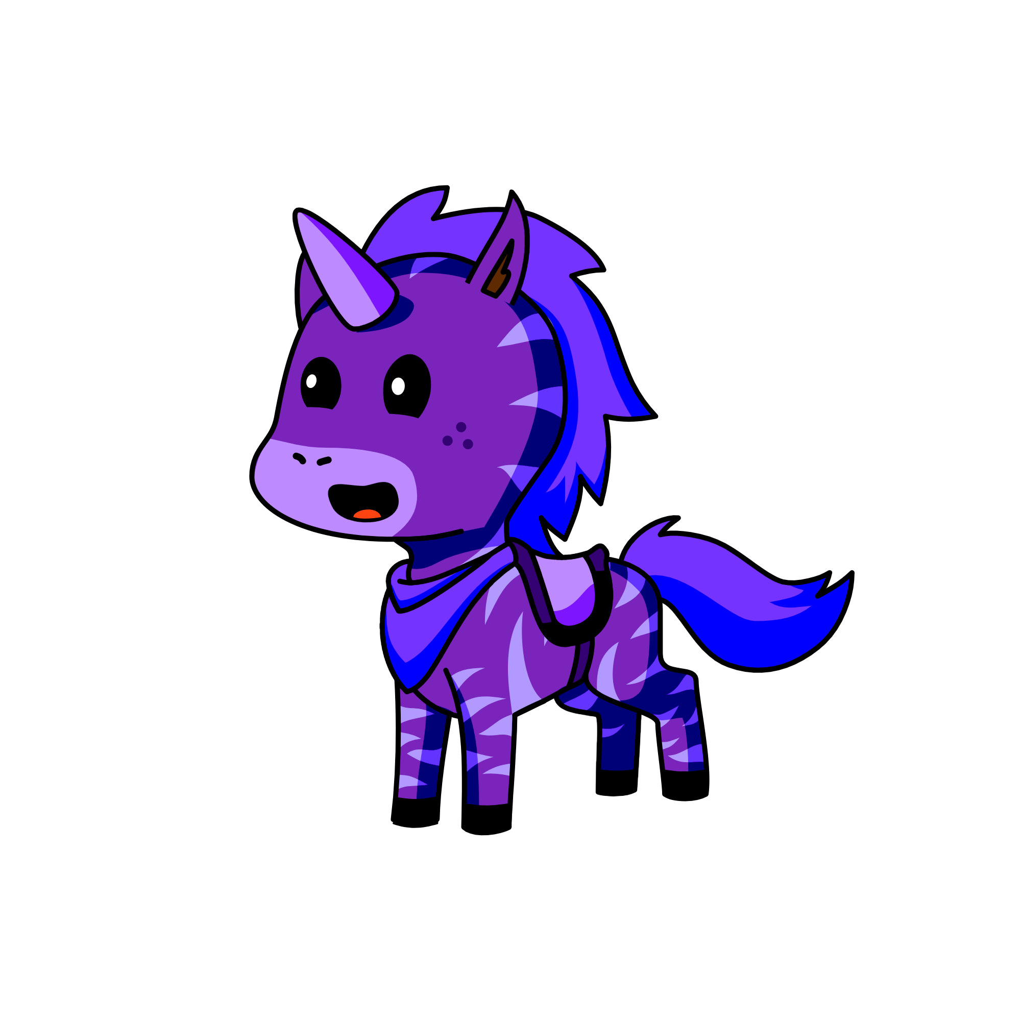Purps, the unicorn