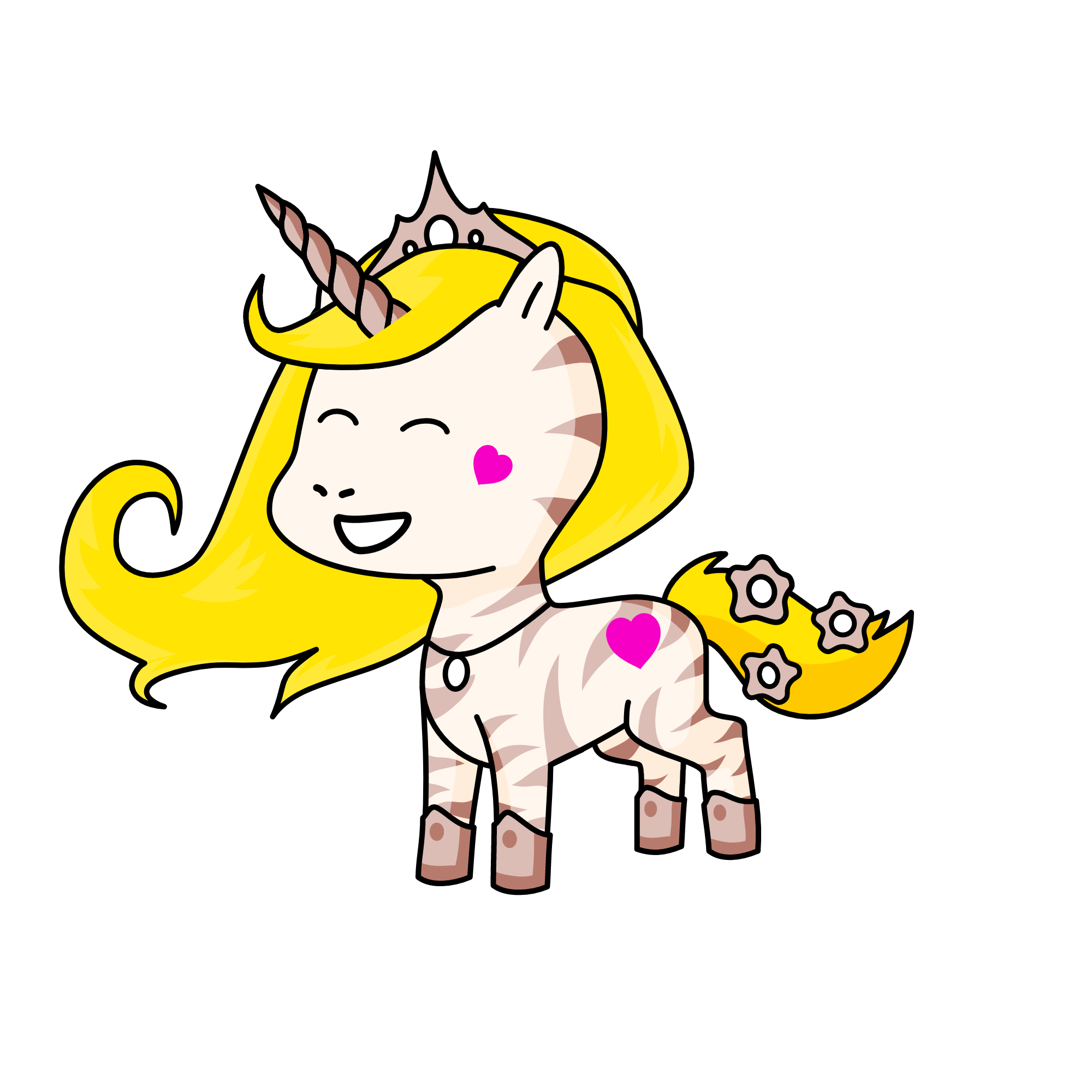 drawing, the unicorn